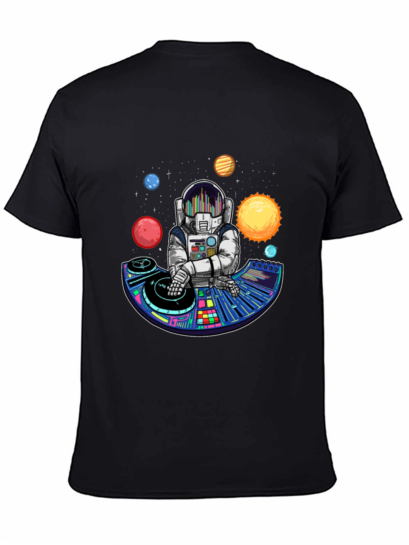 Astronaut DJ T-Shirt - Space Music Lover Tee
