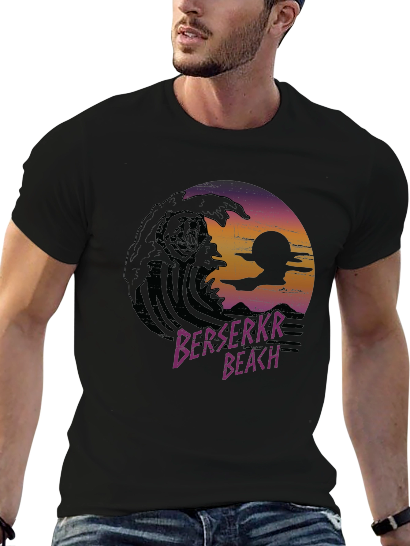 Berserkr Beach Graphic T-Shirt
