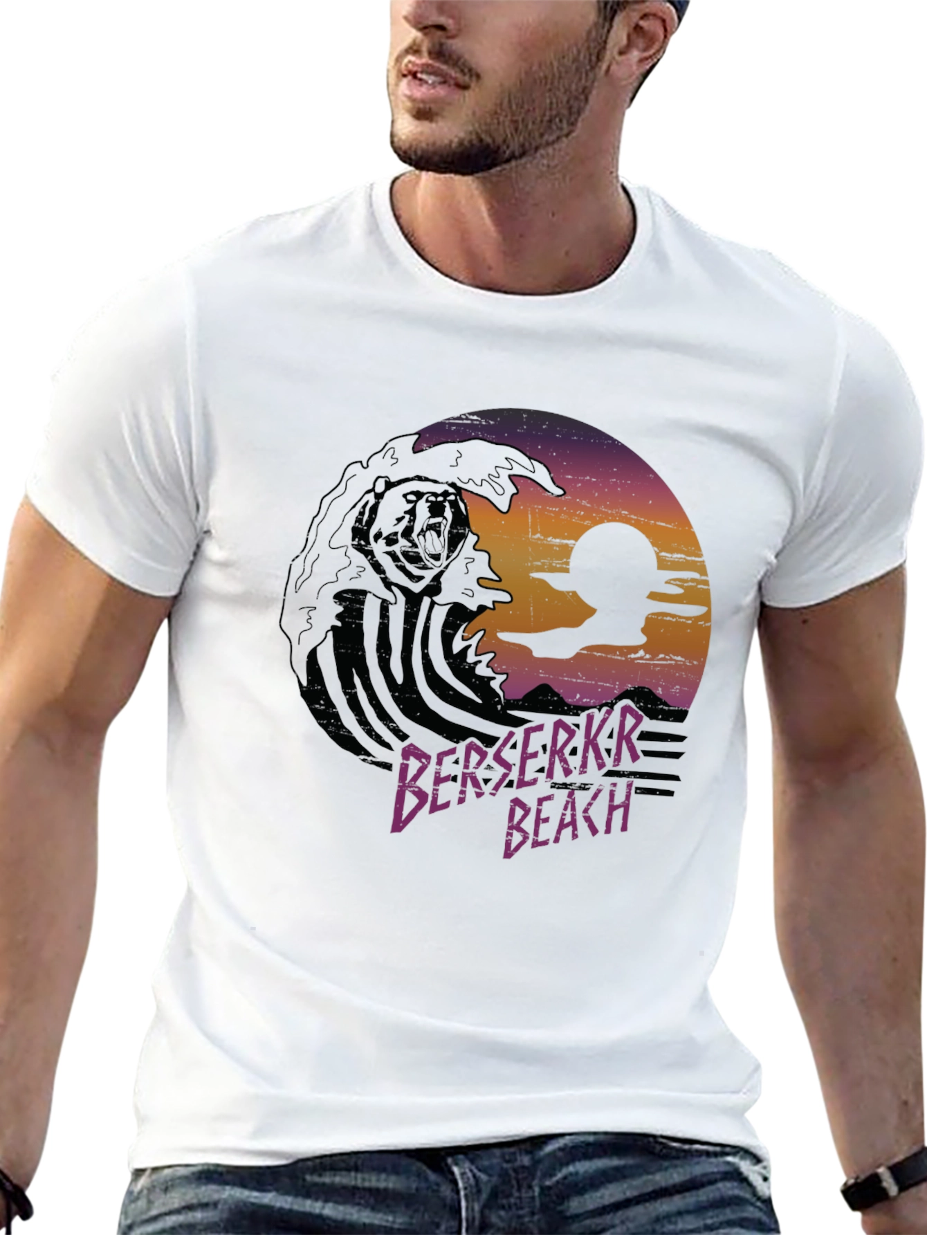 Berserkr Beach Graphic T-Shirt