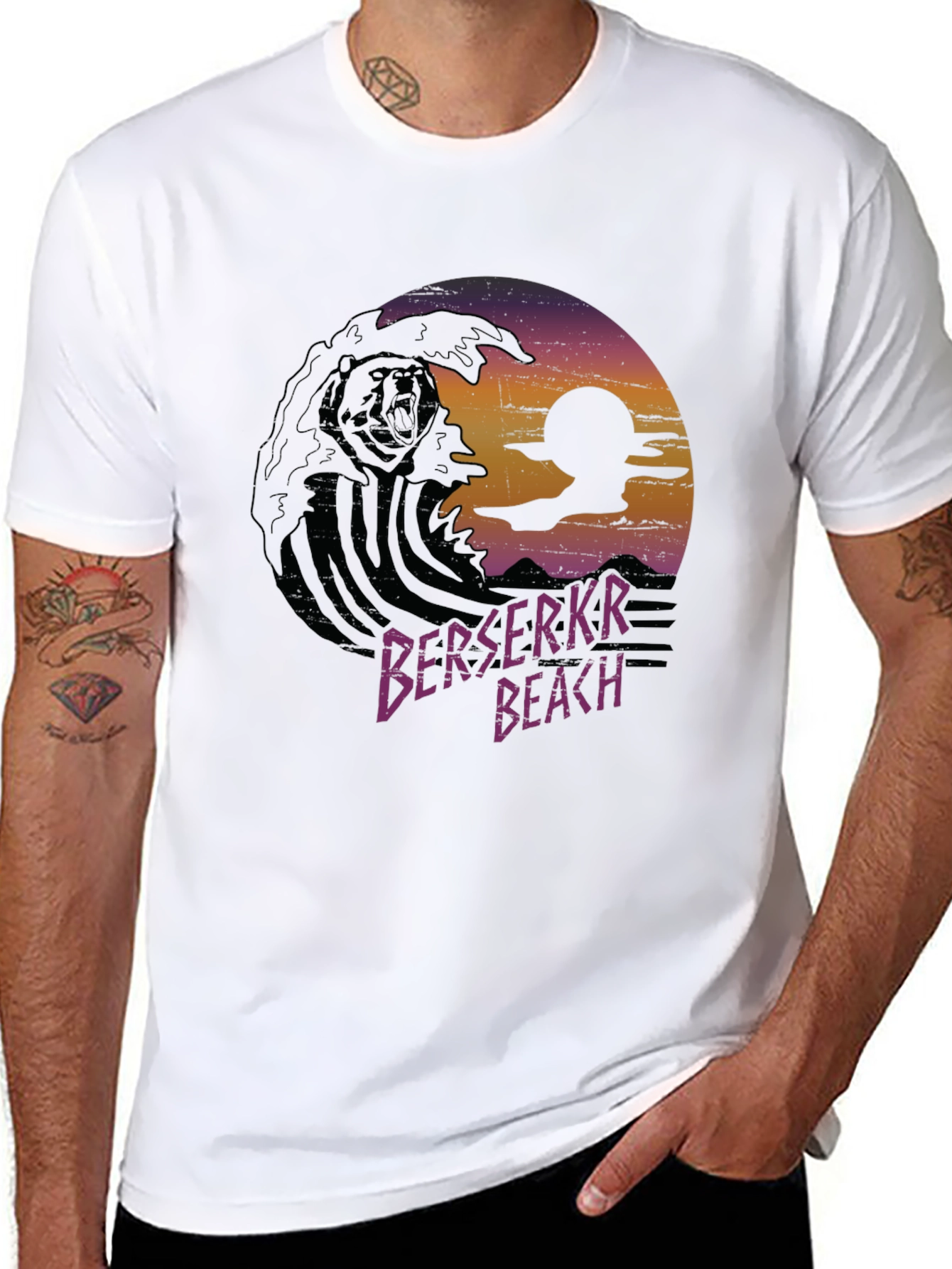 Berserkr Beach Graphic T-Shirt