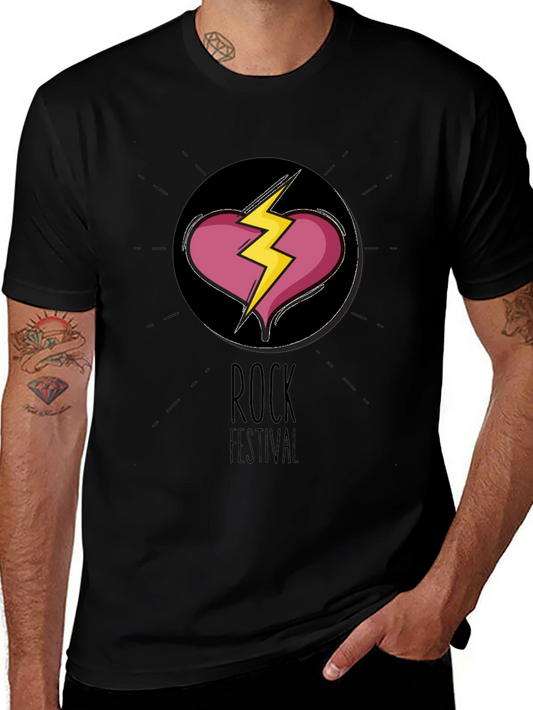 Rock Festival Graphic Tee - Broken Heart