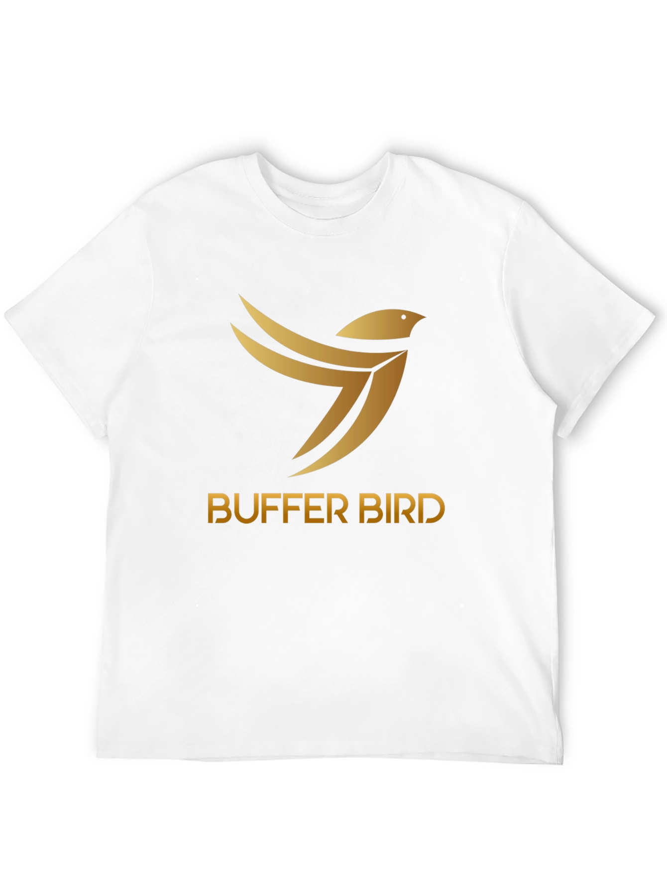 Buffer Bird Graphic Tee - Stylish Black T-Shirt