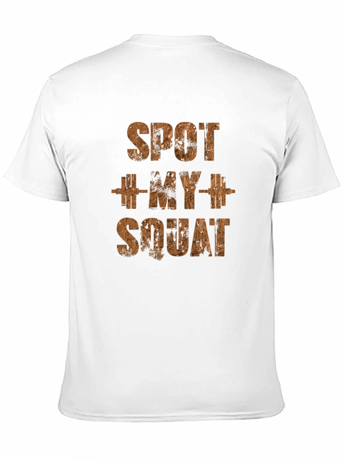 Spot My Squat Weightlifting Graphic Tee - Black
