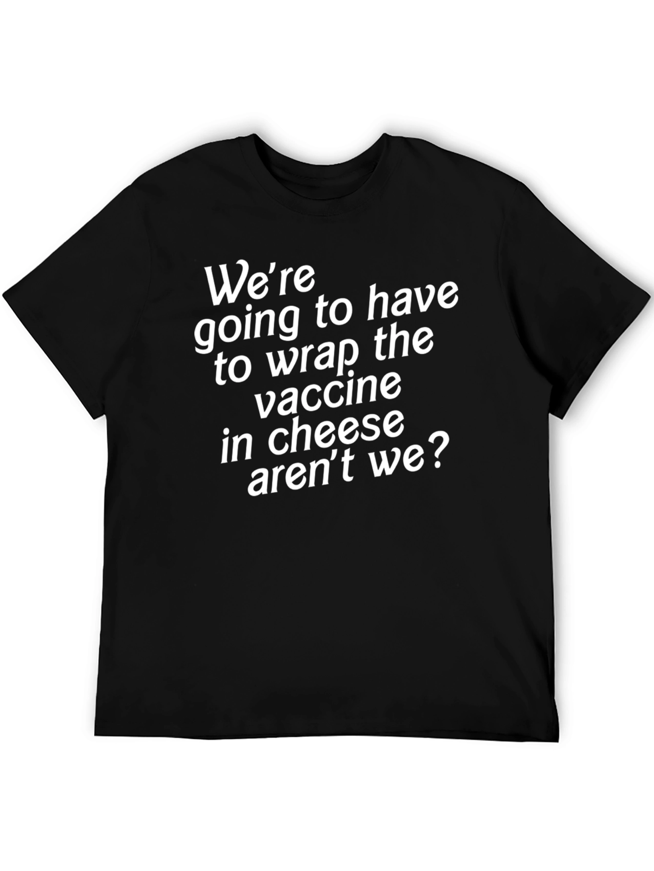 Funny Vaccine Cheese Graphic Tee