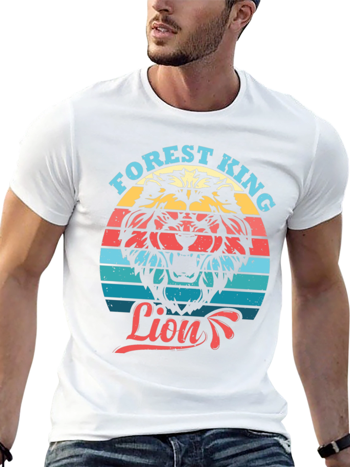Forest King Lion Graphic Tee
