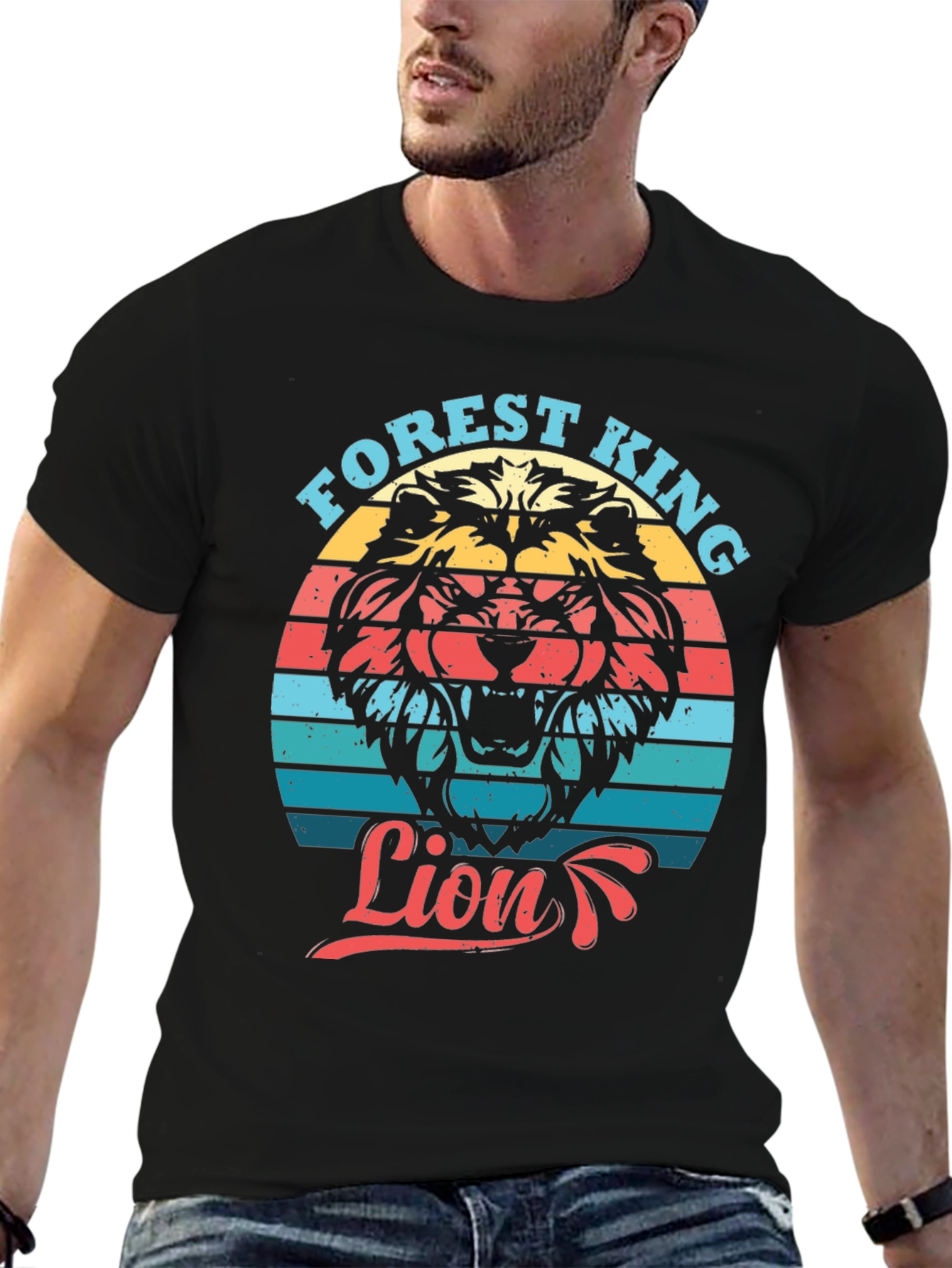 Forest King Lion Graphic Tee