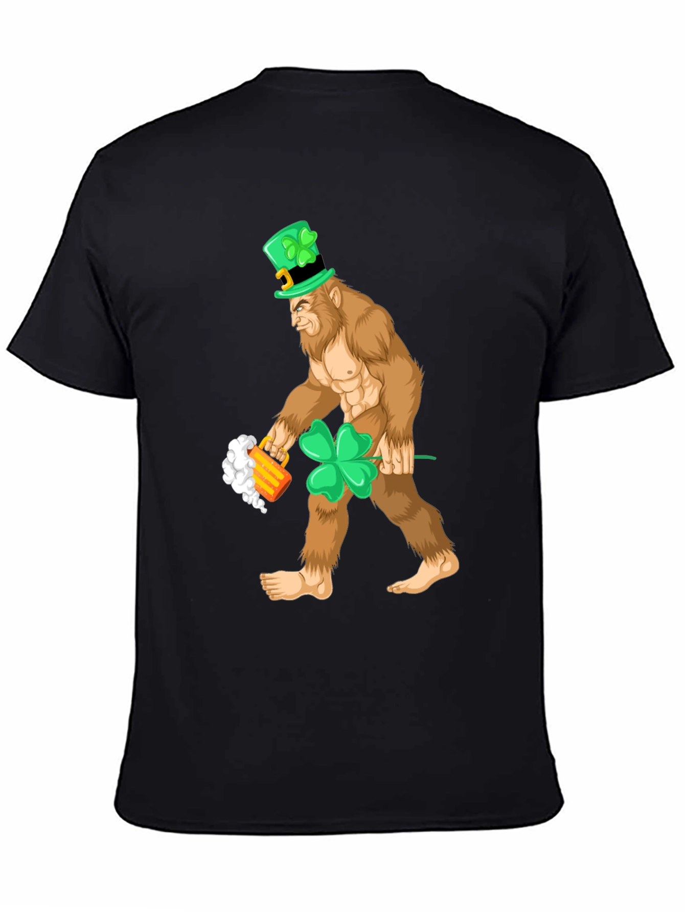 Leprechaun Bigfoot St. Patricks Day Tee