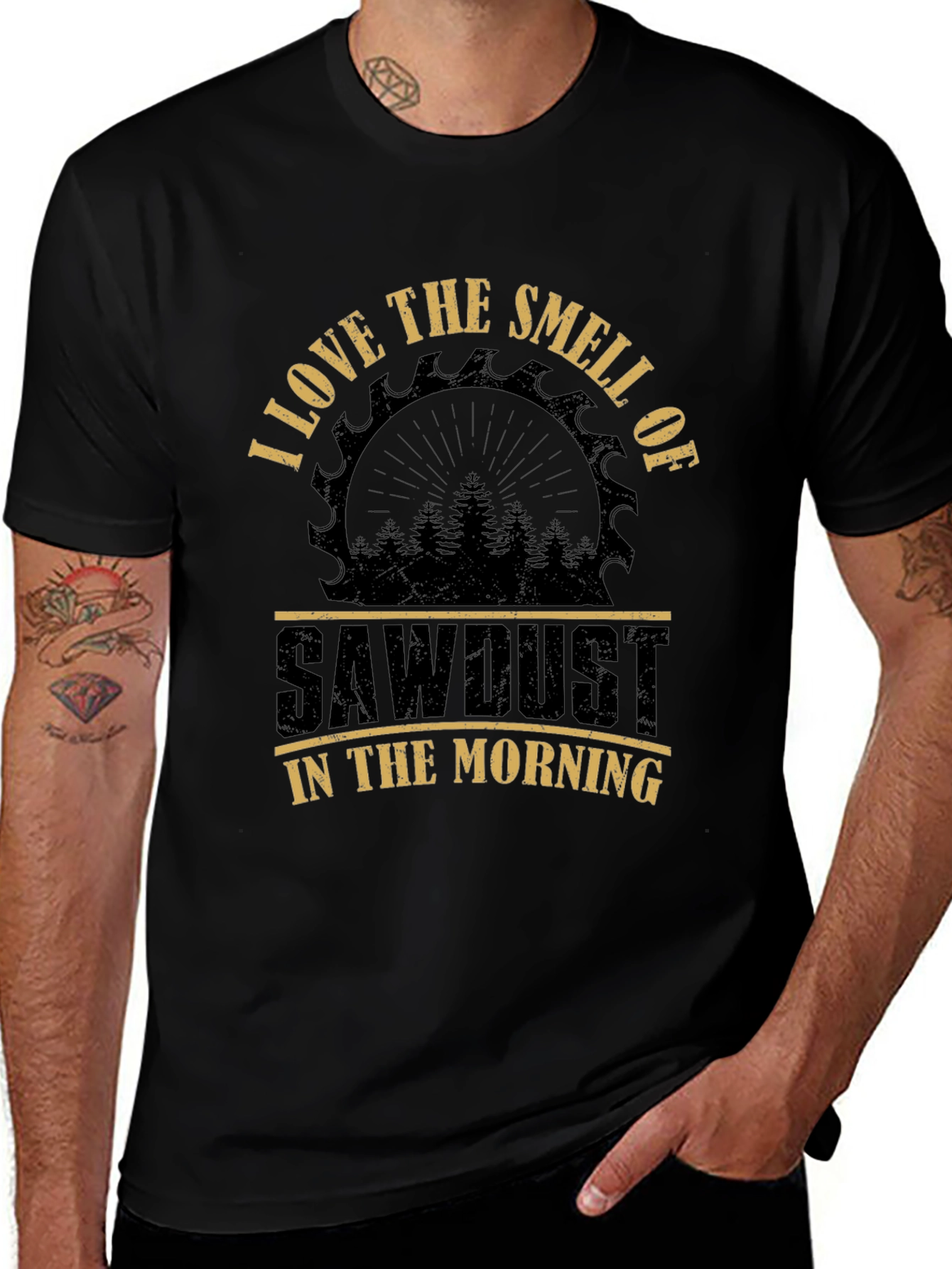 Sawdust Smell T-Shirt - Woodworker Gift