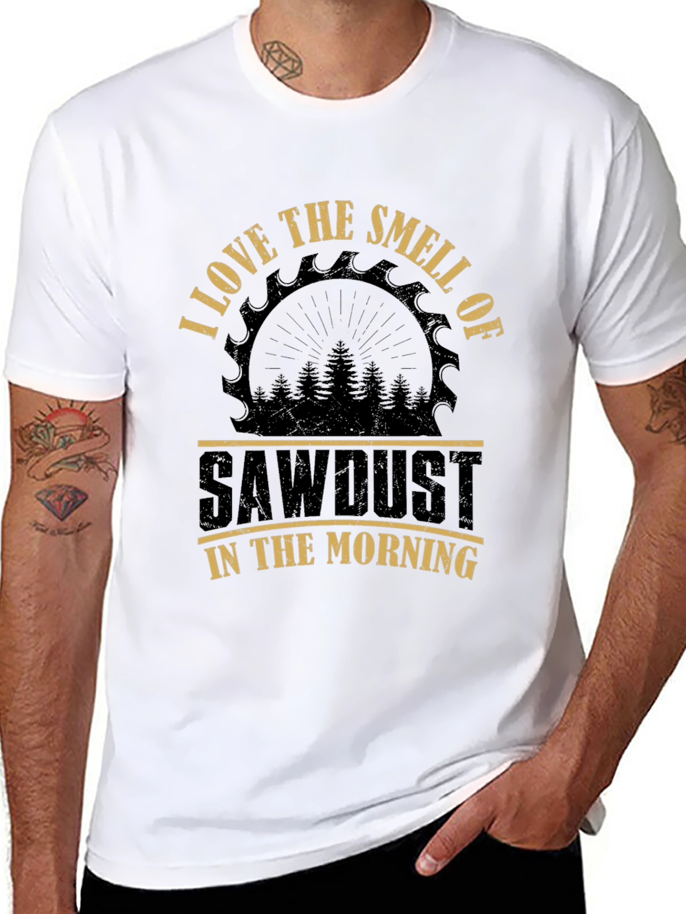 Sawdust Smell T-Shirt - Woodworker Gift