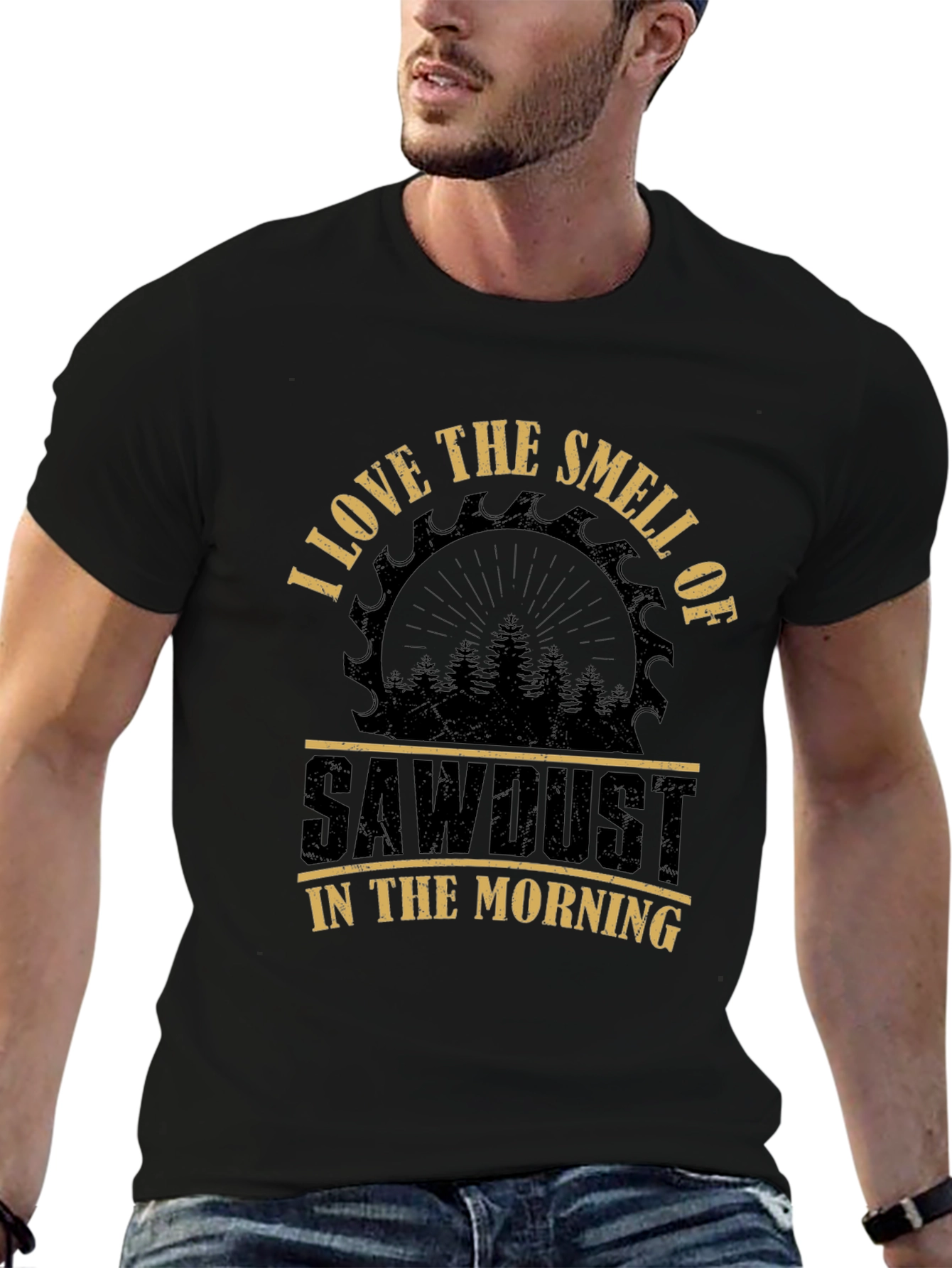 Sawdust Smell T-Shirt - Woodworker Gift