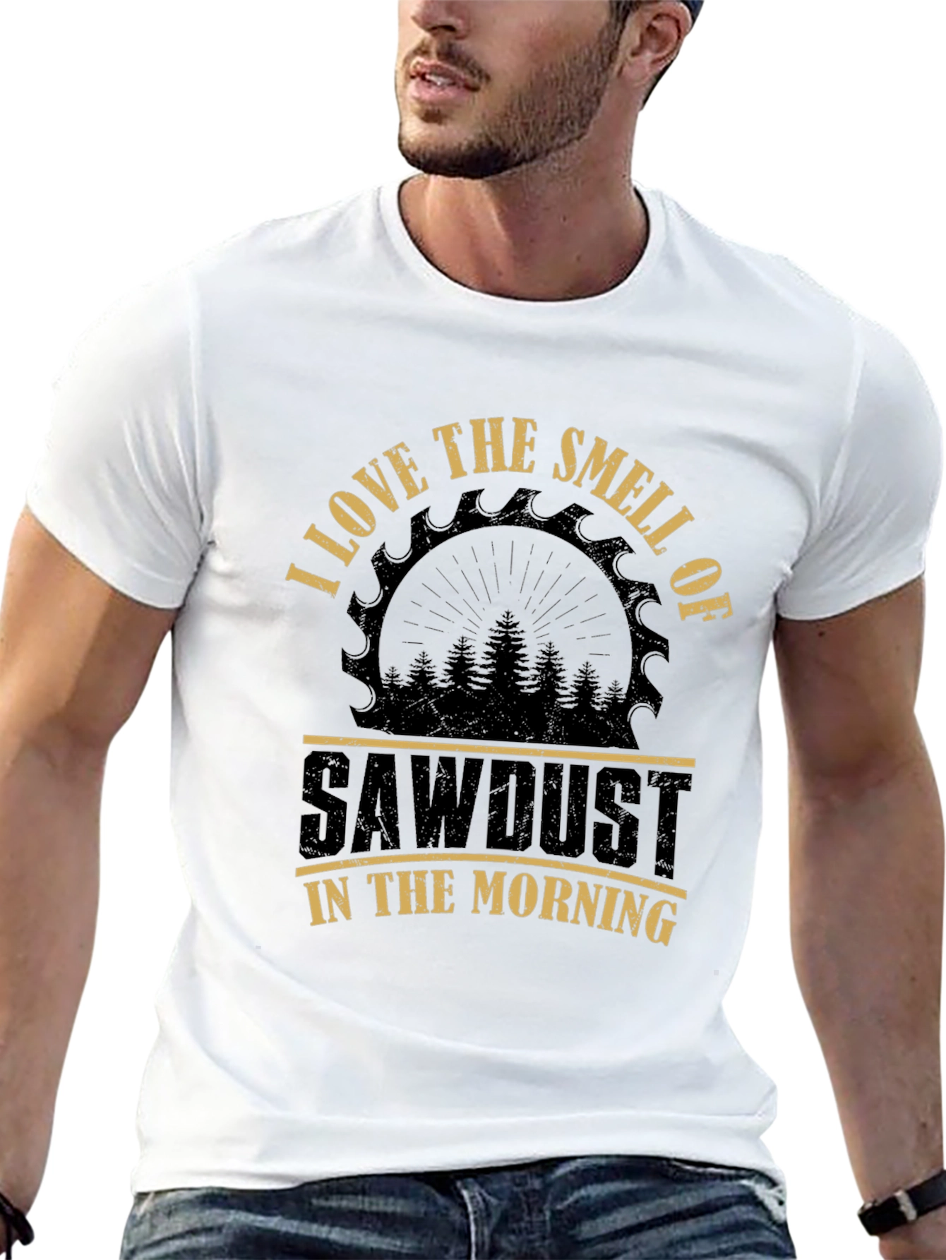 Sawdust Smell T-Shirt - Woodworker Gift