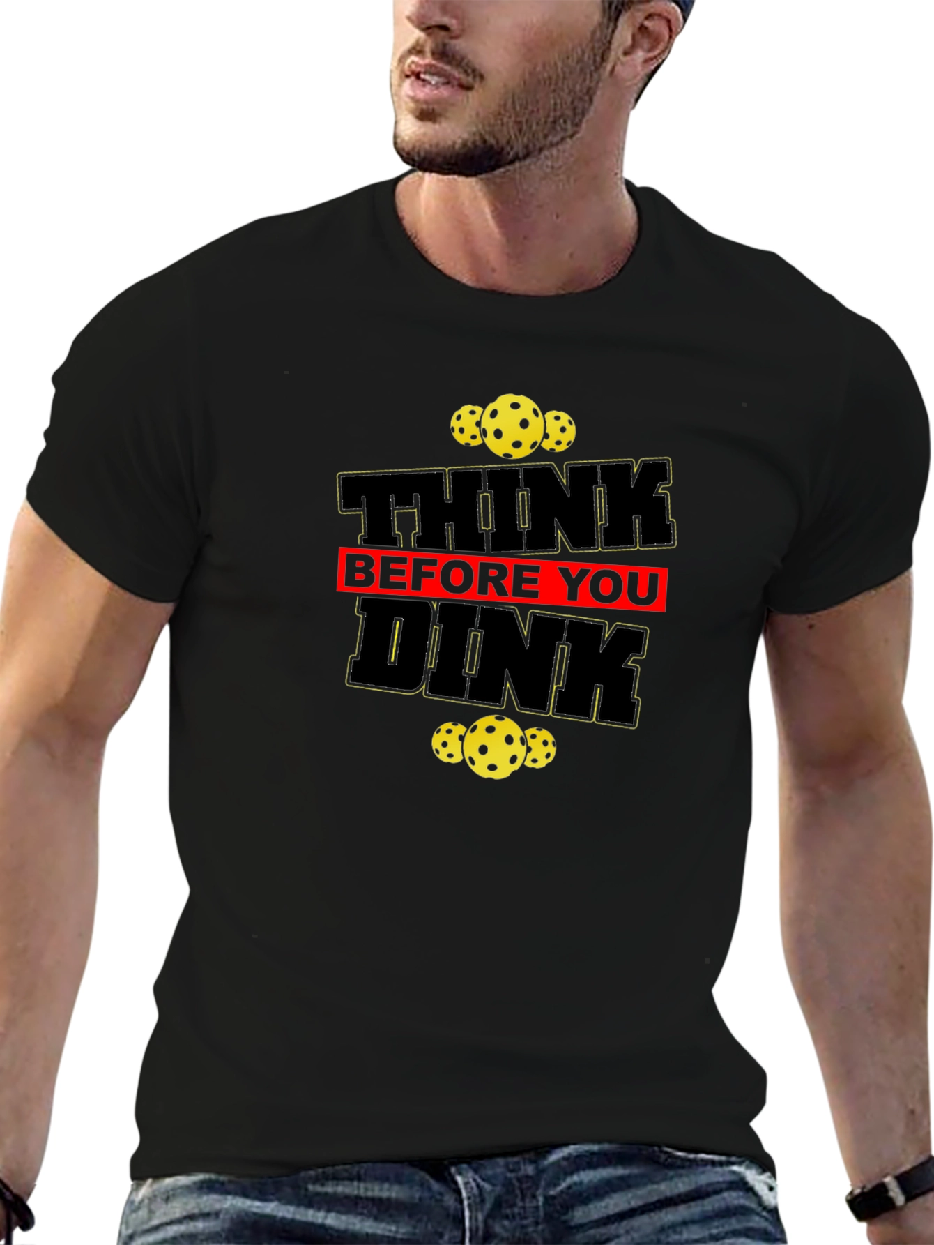 Think Before You Dink Pickleball T-Shirt