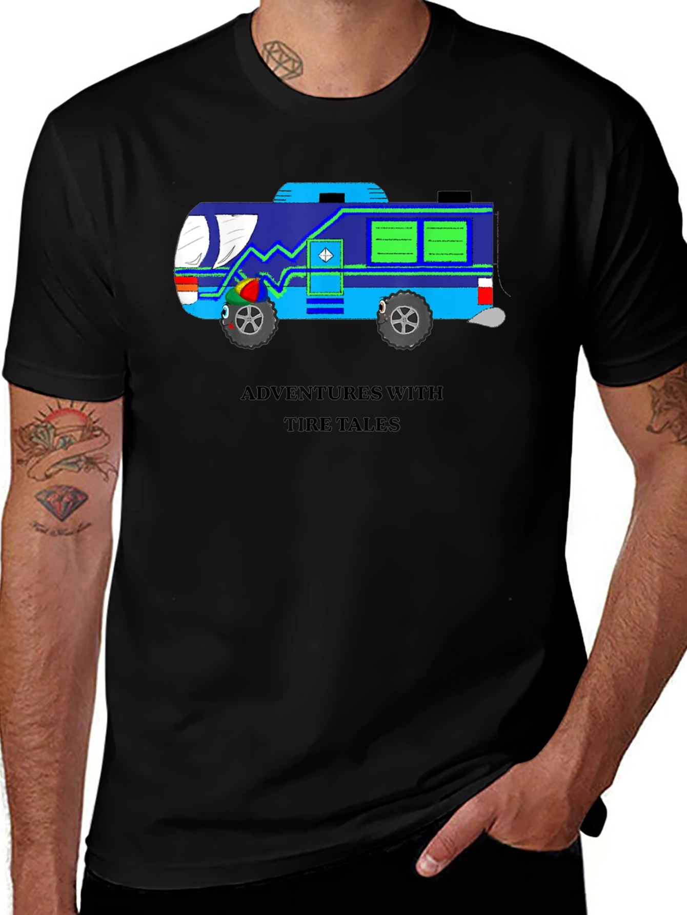 Adventures with Tire Tales T-Shirt