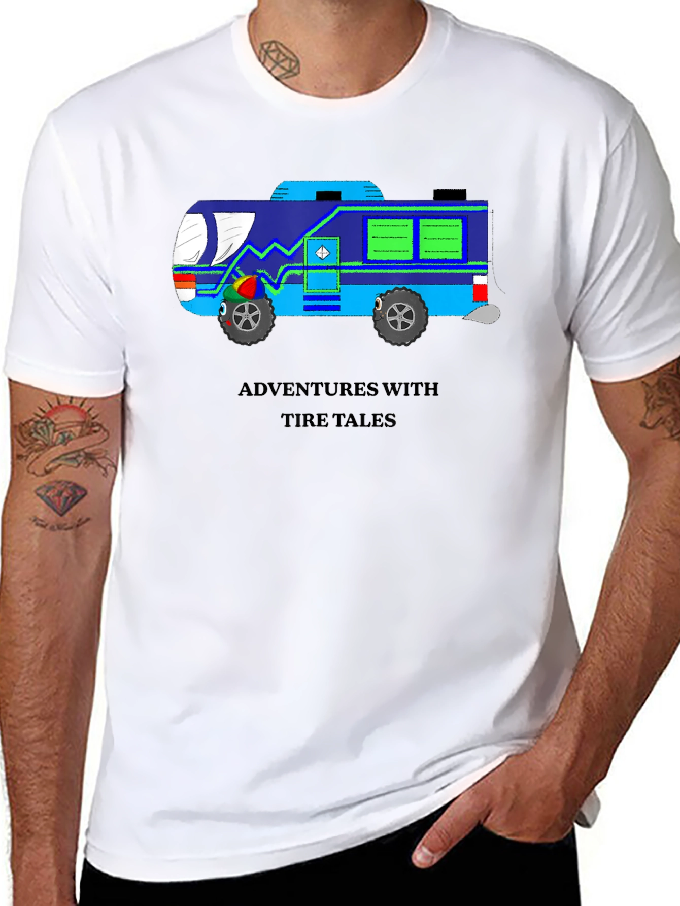 Adventures with Tire Tales T-Shirt