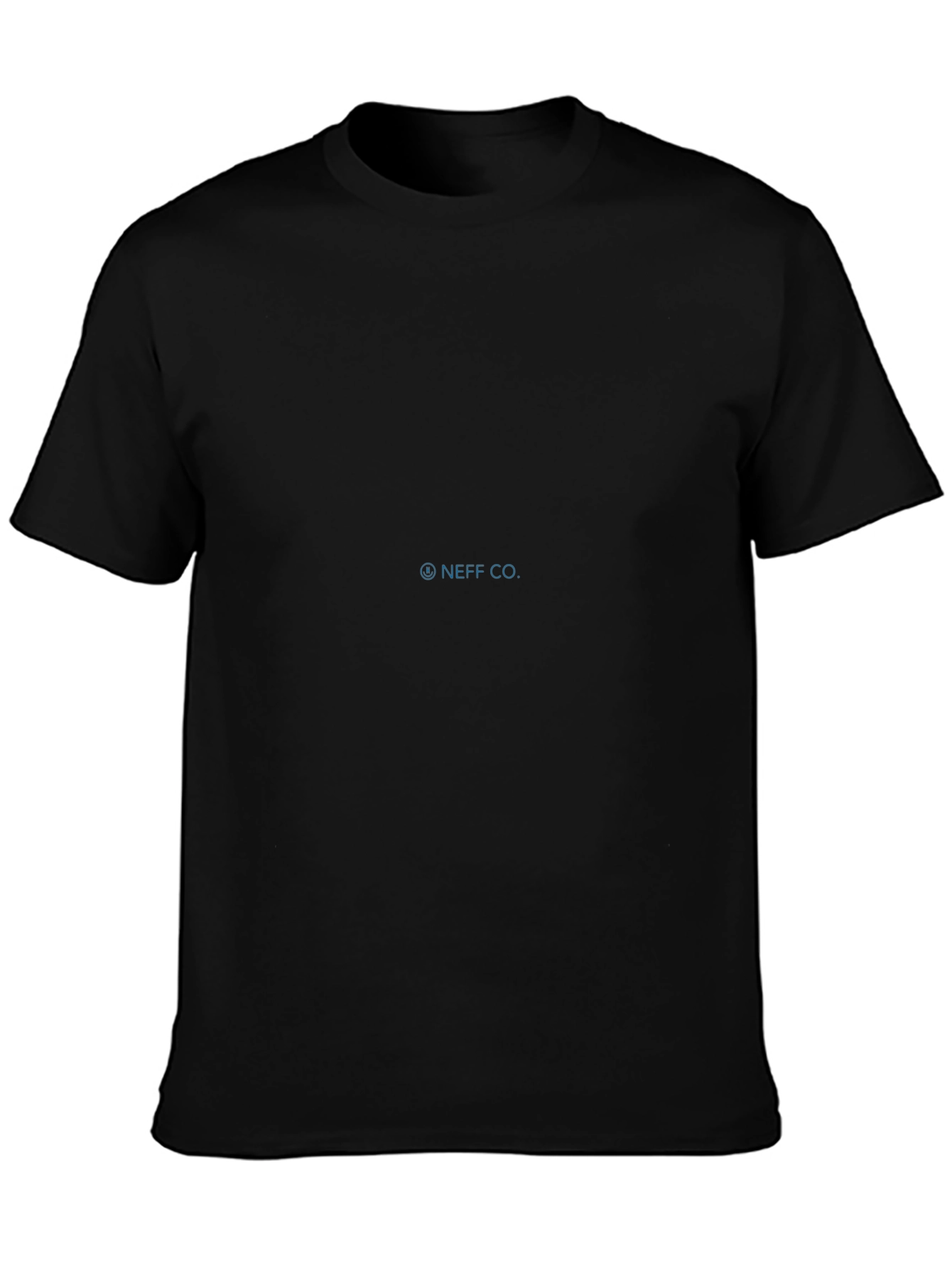 Black Solid Basic Tee - Casual Comfort