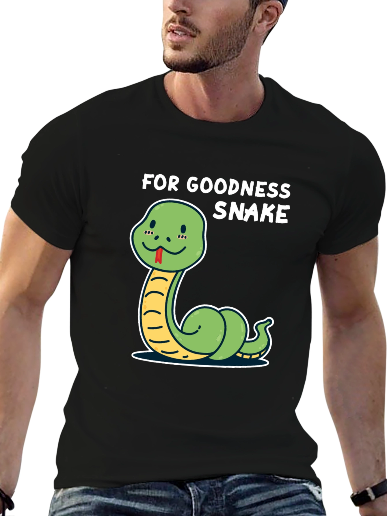 Funny For Goodness Snake Graphic Tee