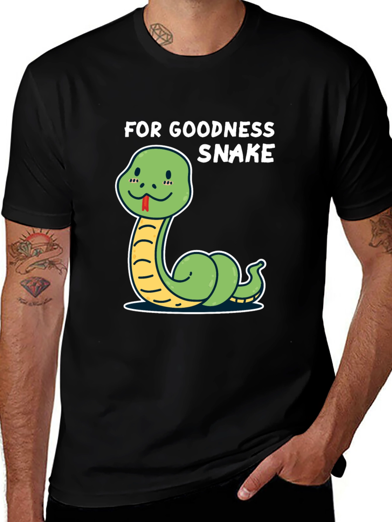 Funny For Goodness Snake Graphic Tee