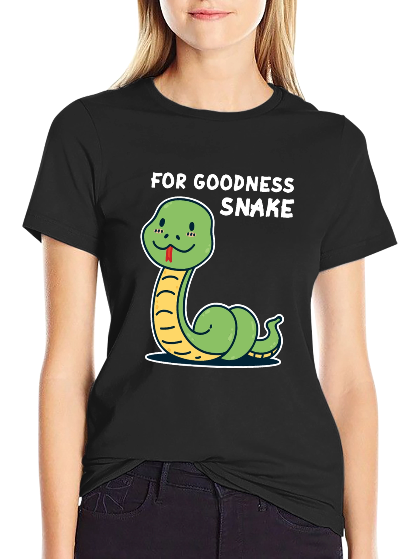 Funny For Goodness Snake Graphic Tee
