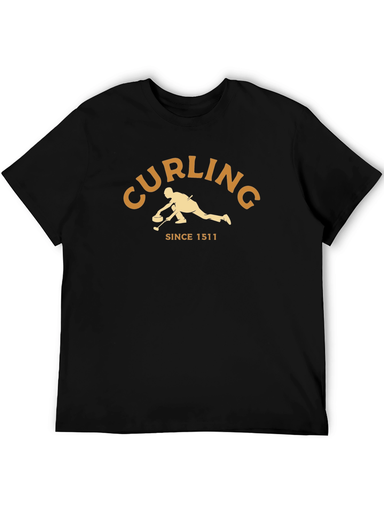 Curling Since 1511 Black T-Shirt