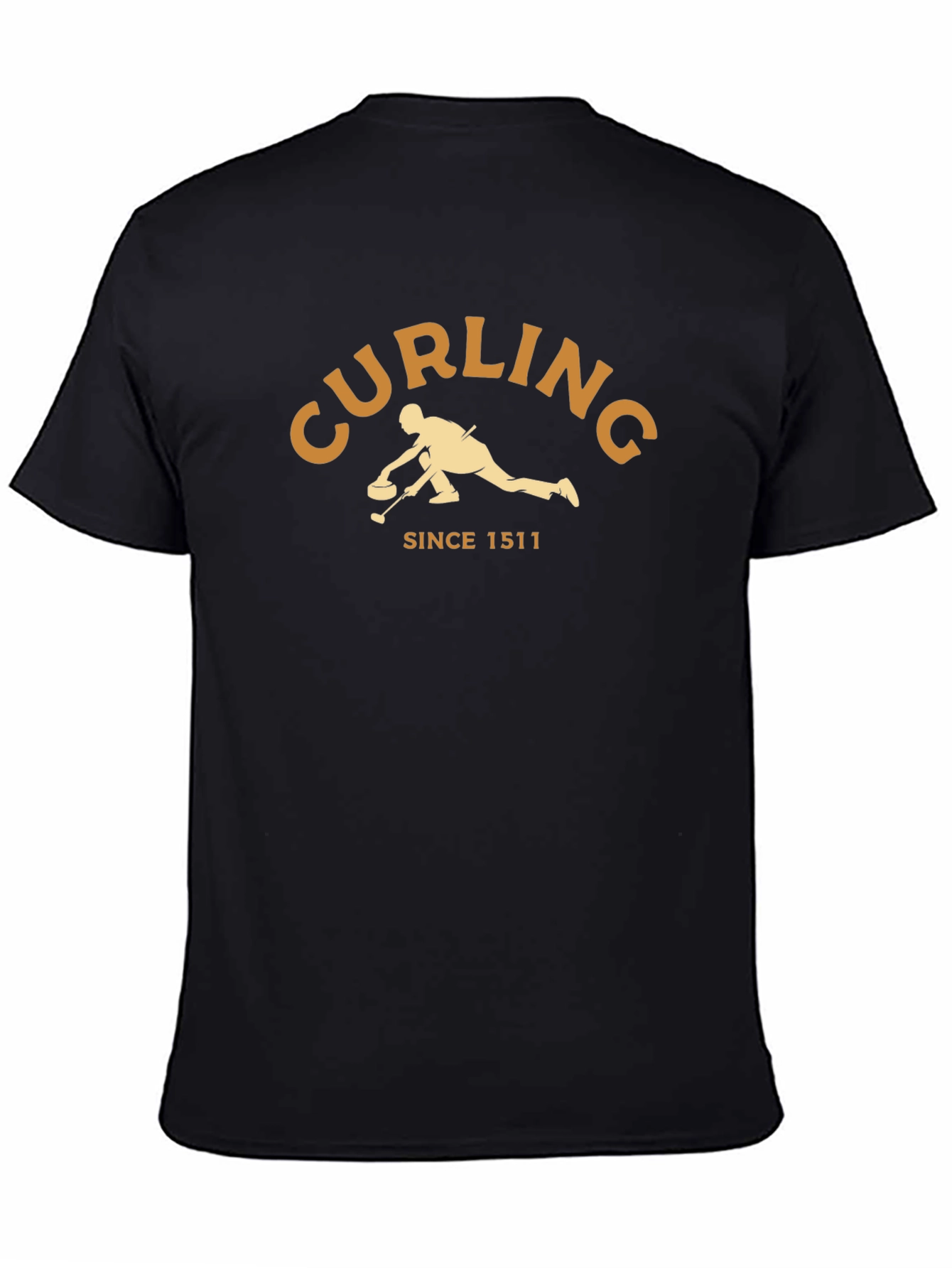 Curling Since 1511 Black T-Shirt