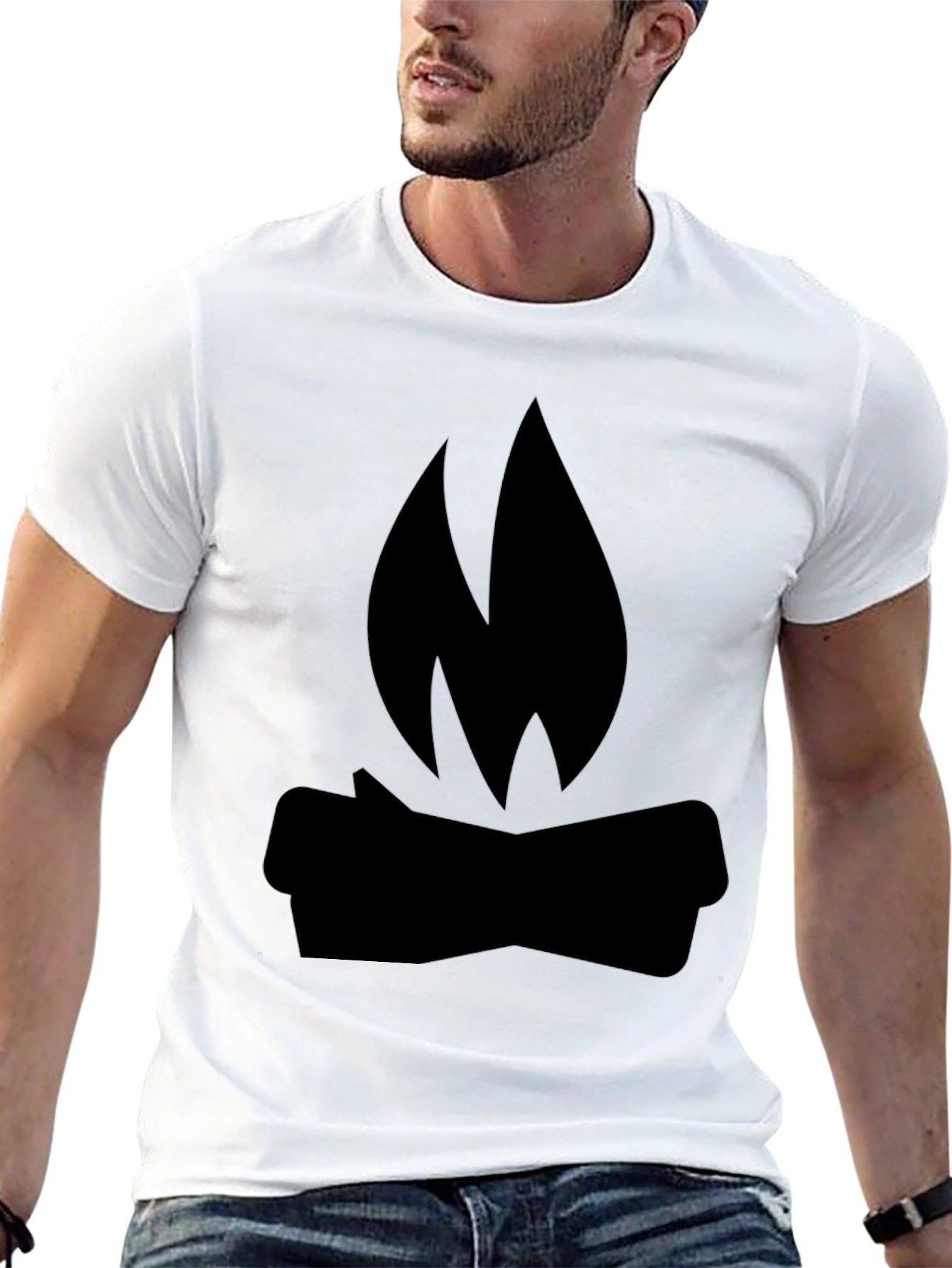 Bonfire Graphic Tee - Camping T-Shirt