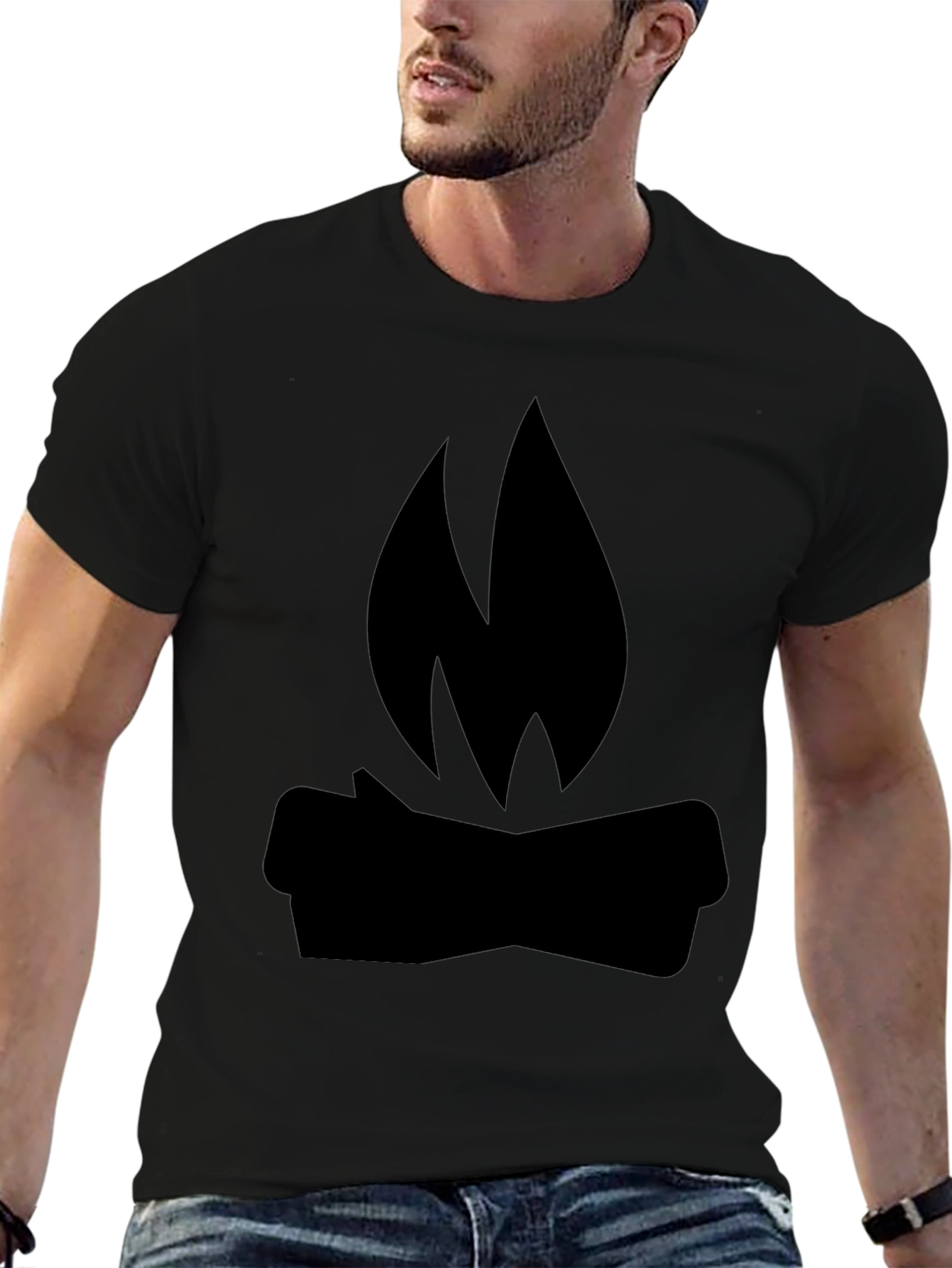 Bonfire Graphic Tee - Camping T-Shirt