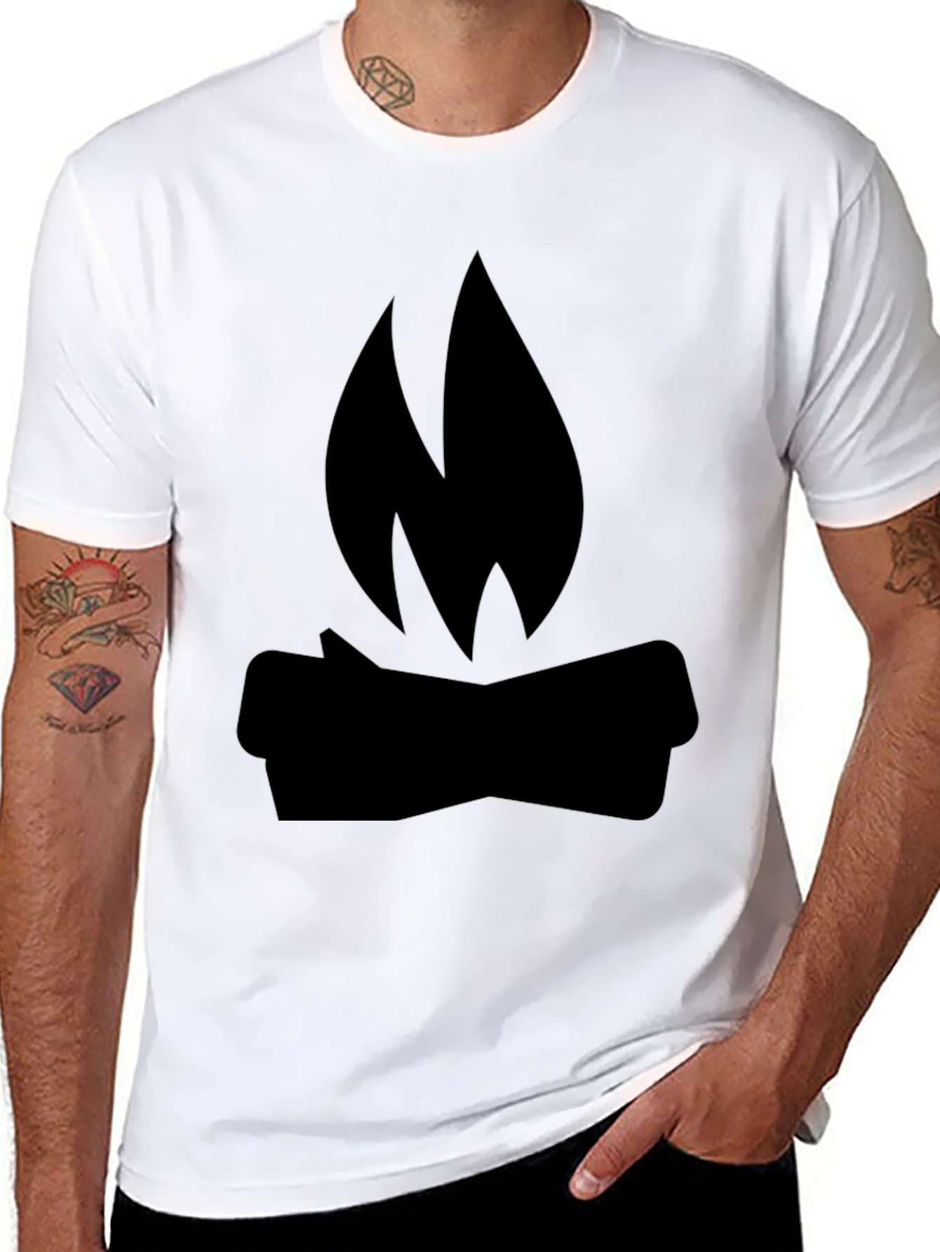 Bonfire Graphic Tee - Camping T-Shirt