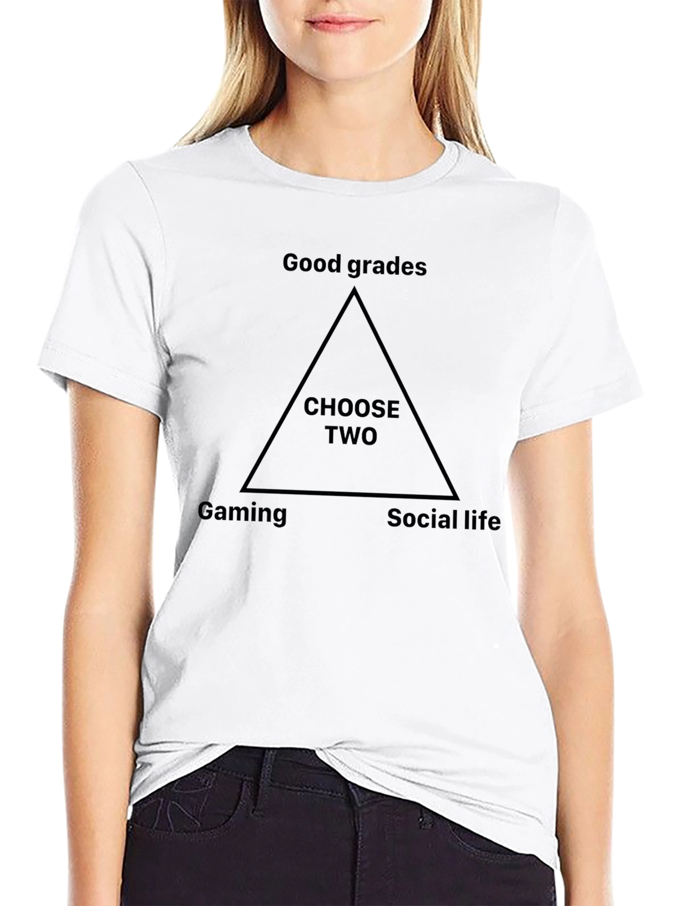 Choose Two T-Shirt - Gaming Grades Social Life