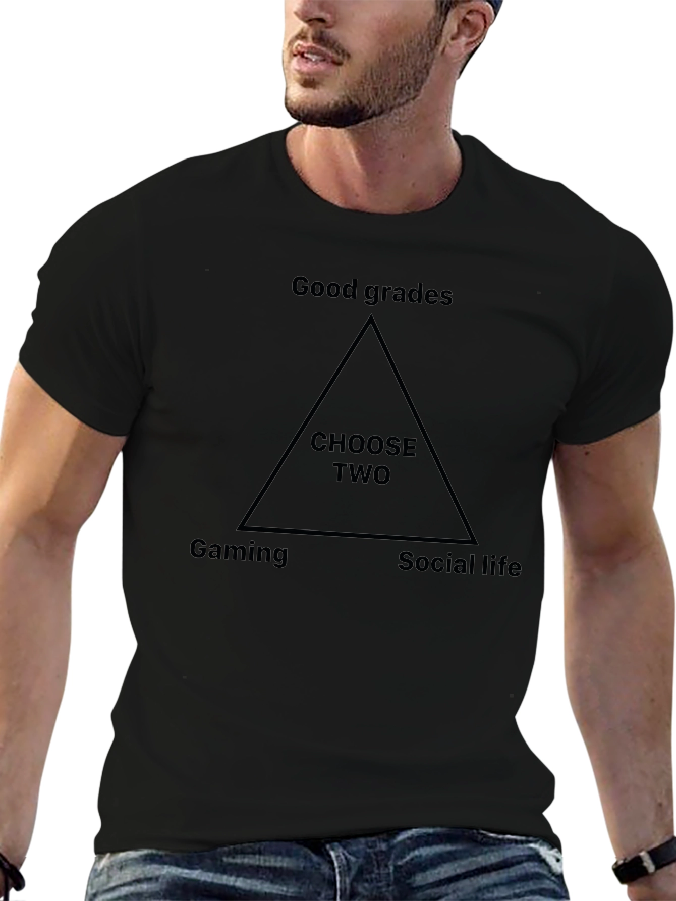 Choose Two T-Shirt - Gaming Grades Social Life