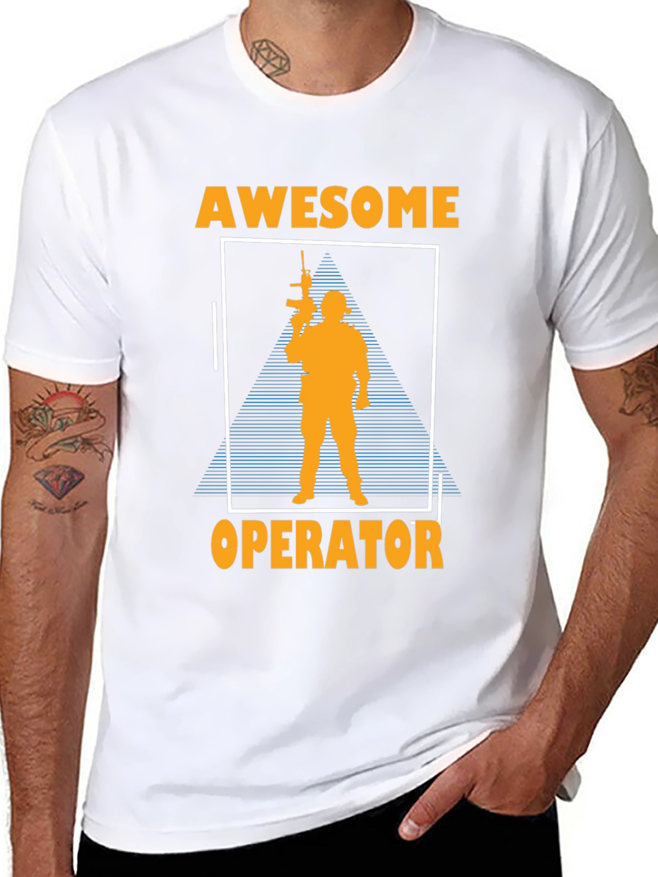 Awesome Operator Graphic T-Shirt - Black