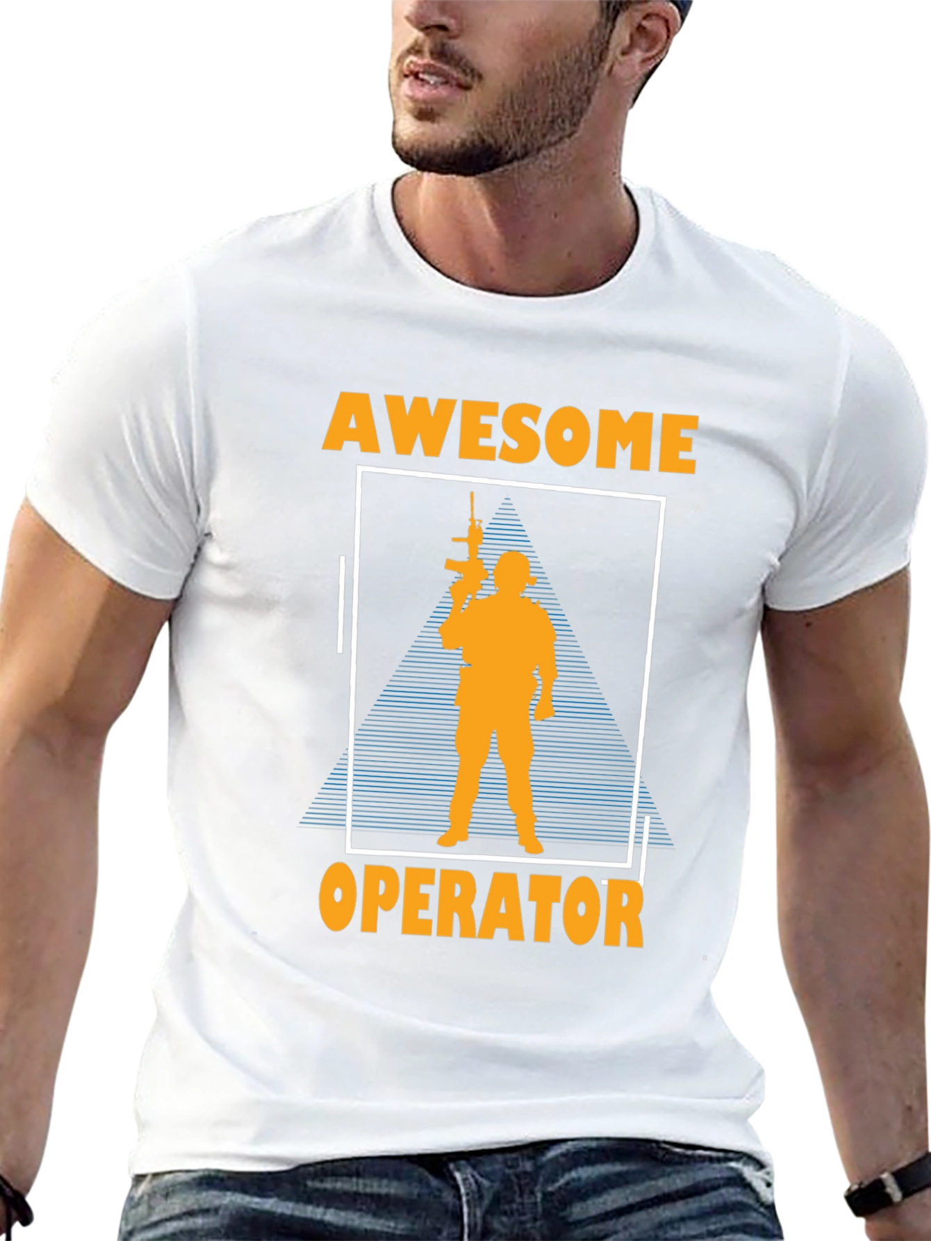 Awesome Operator Graphic T-Shirt - Black