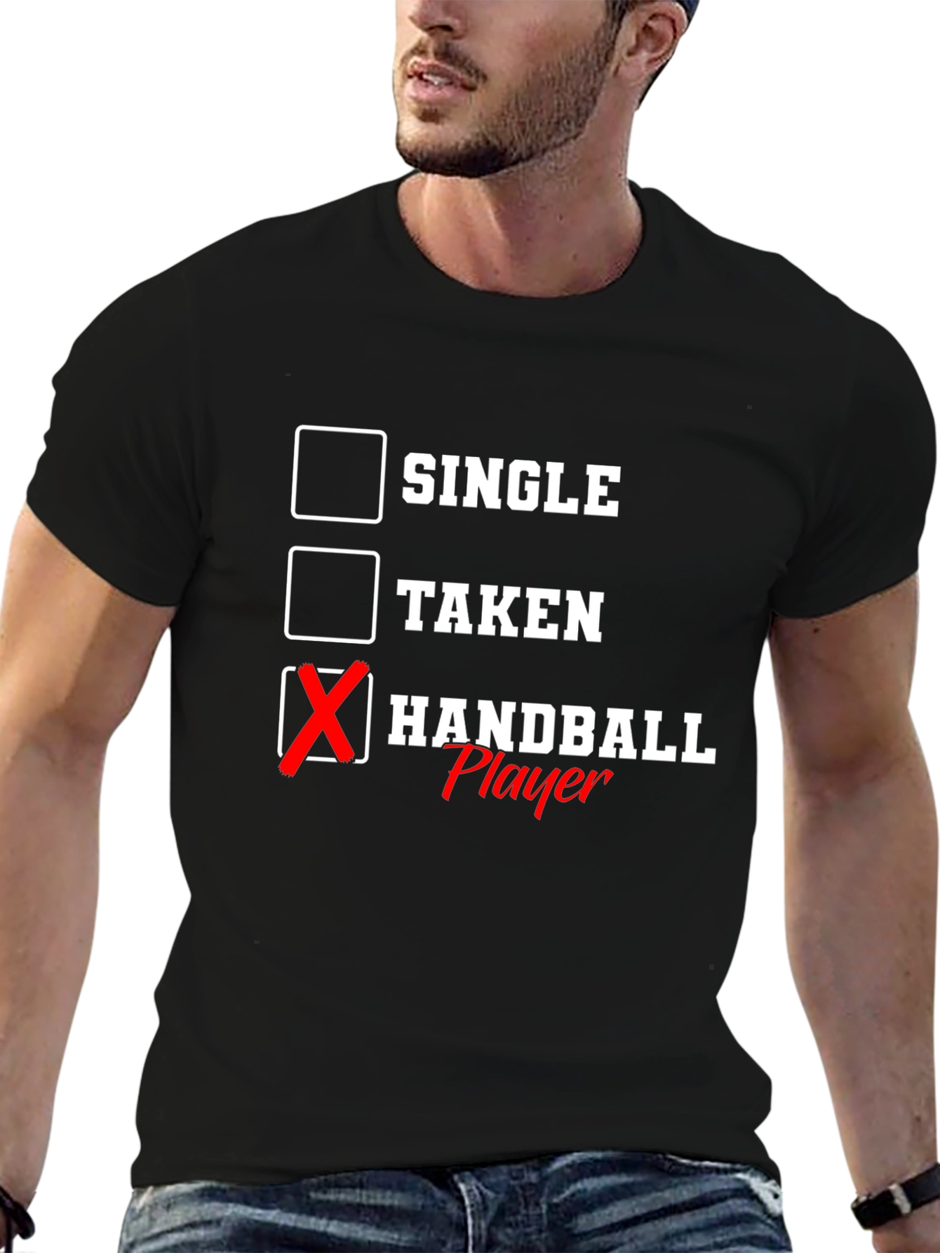 Handball Player T-Shirt - Single Taken Handball