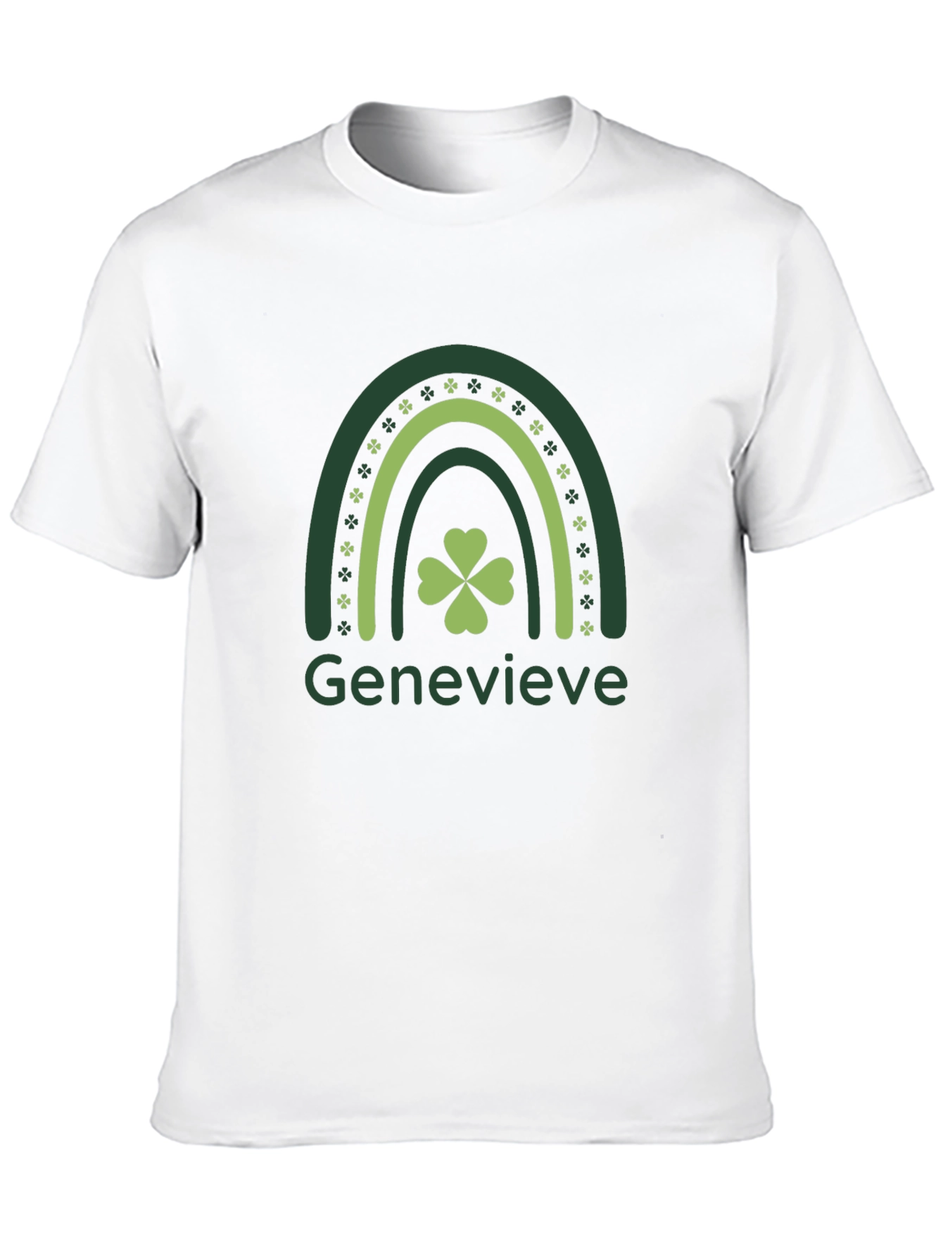 St. Patricks Day Genevieve Rainbow T-Shirt