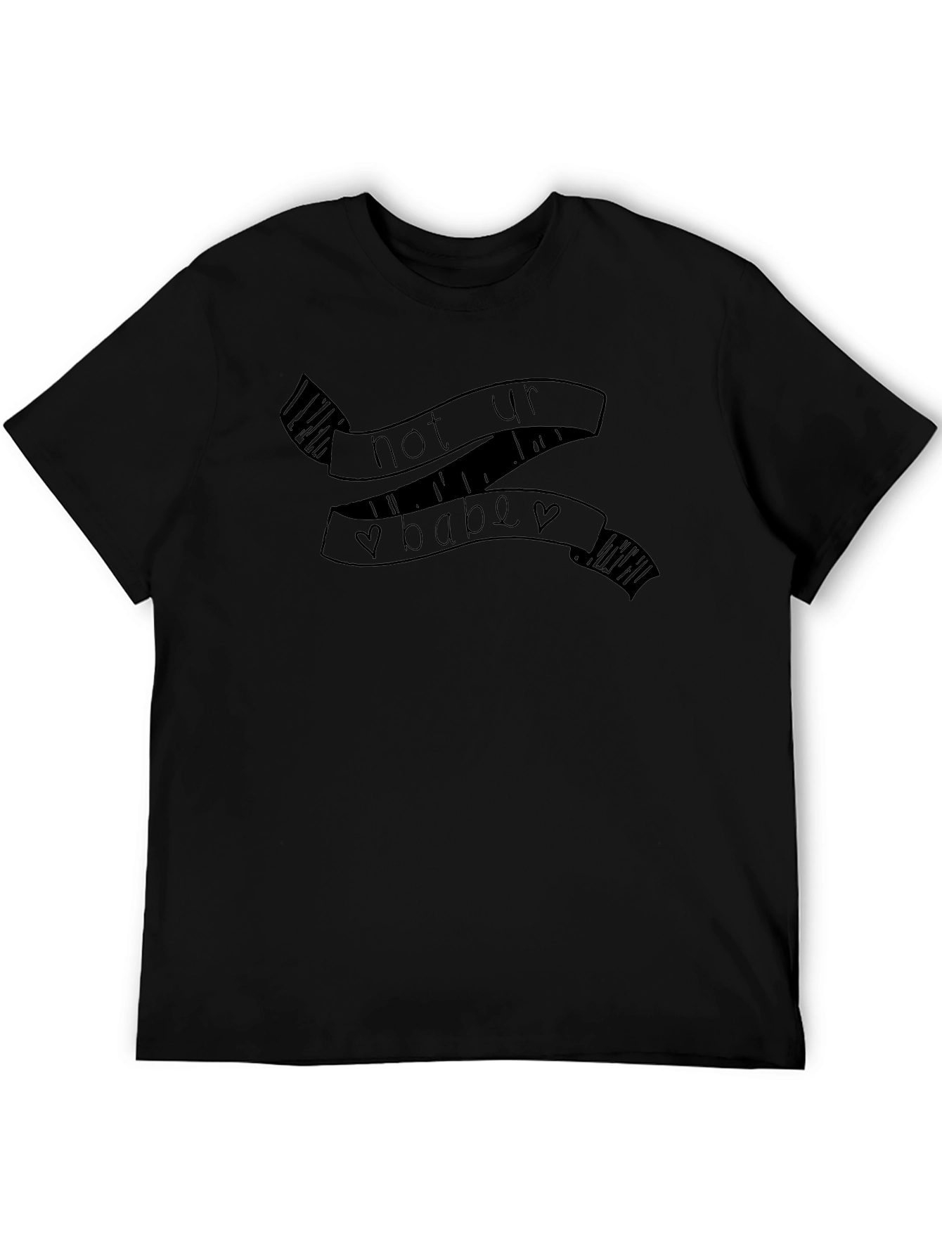 Not Your Babe Graphic T-Shirt - Black