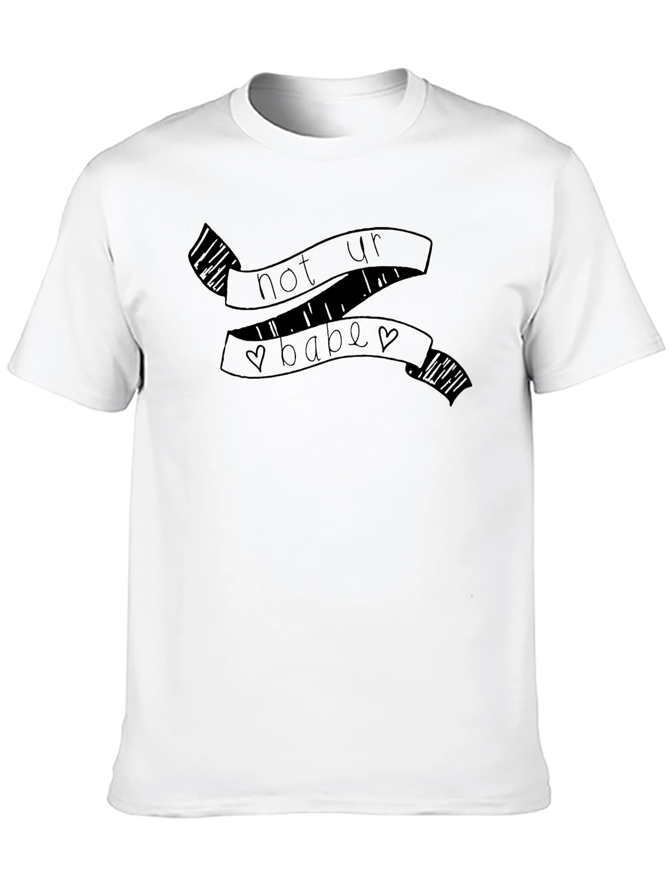 Not Your Babe Graphic T-Shirt - Black