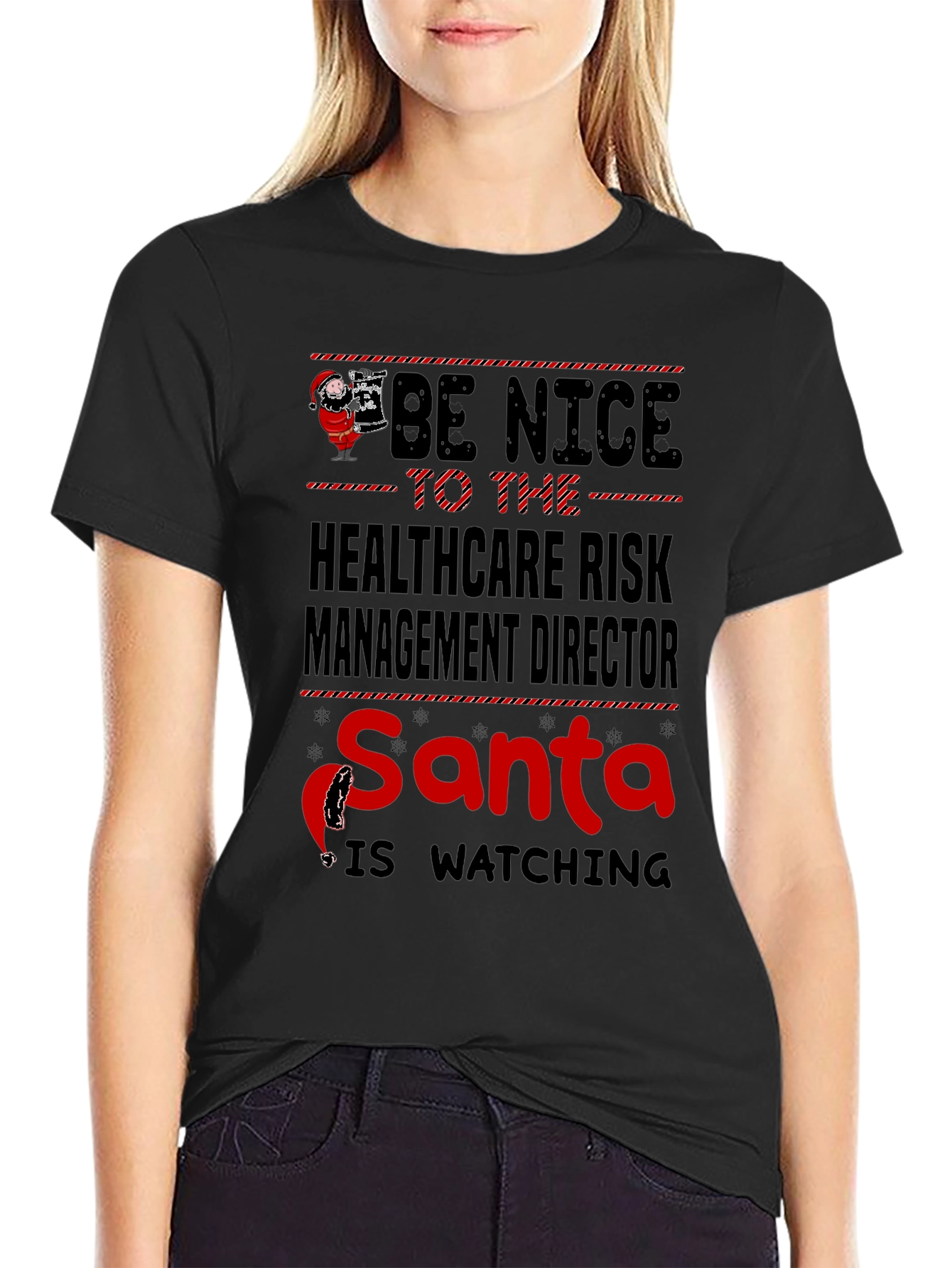Healthcare Risk Manager Santa T-Shirt