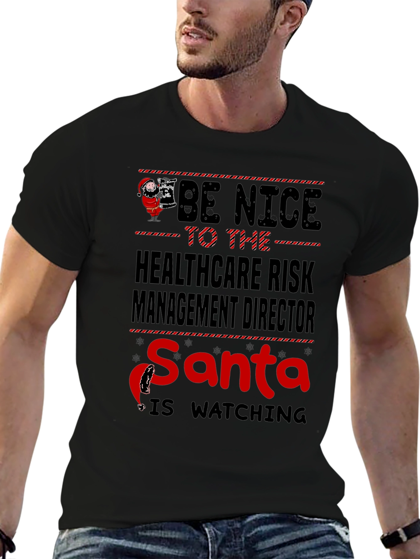 Healthcare Risk Manager Santa T-Shirt