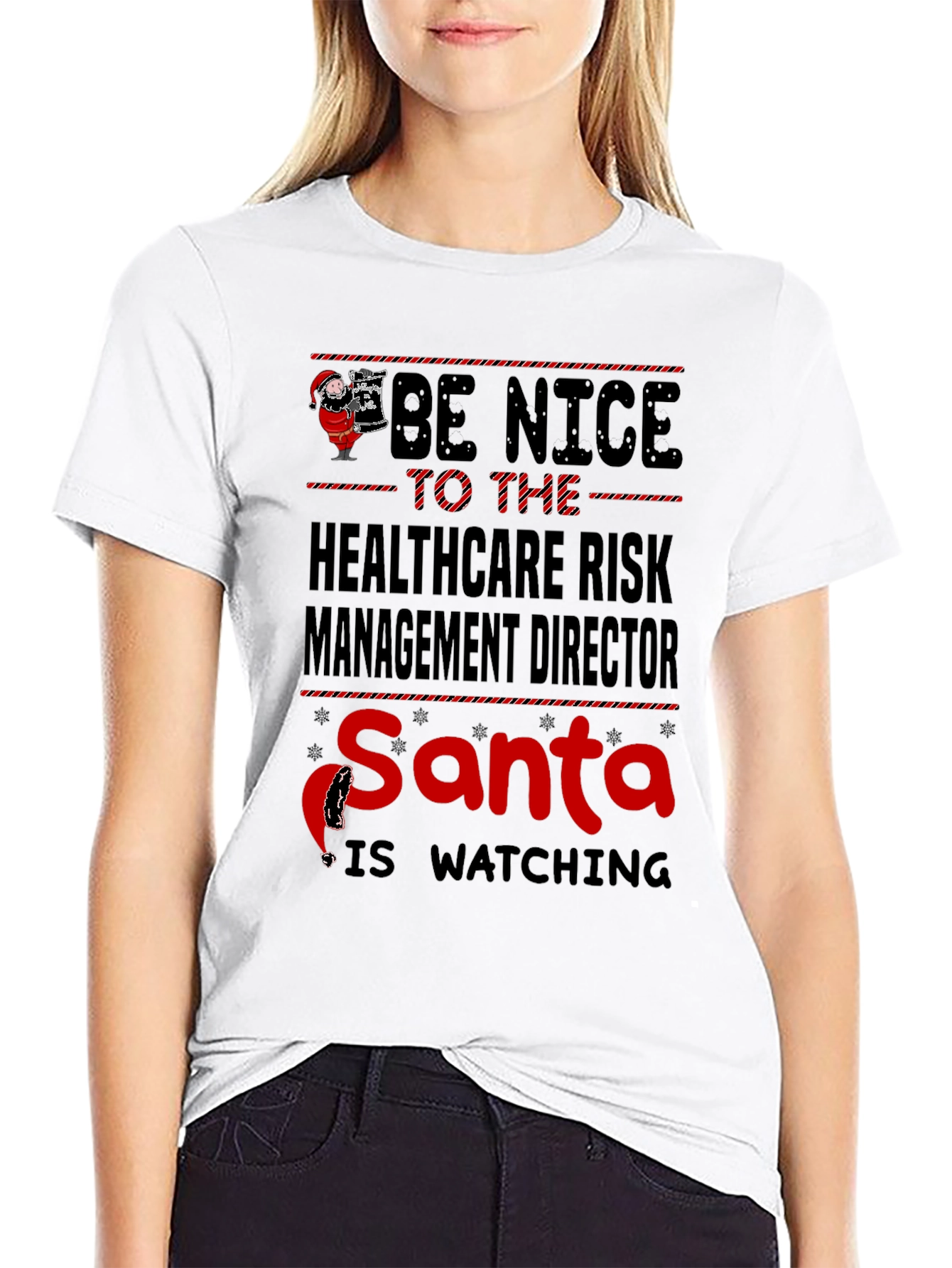 Healthcare Risk Manager Santa T-Shirt