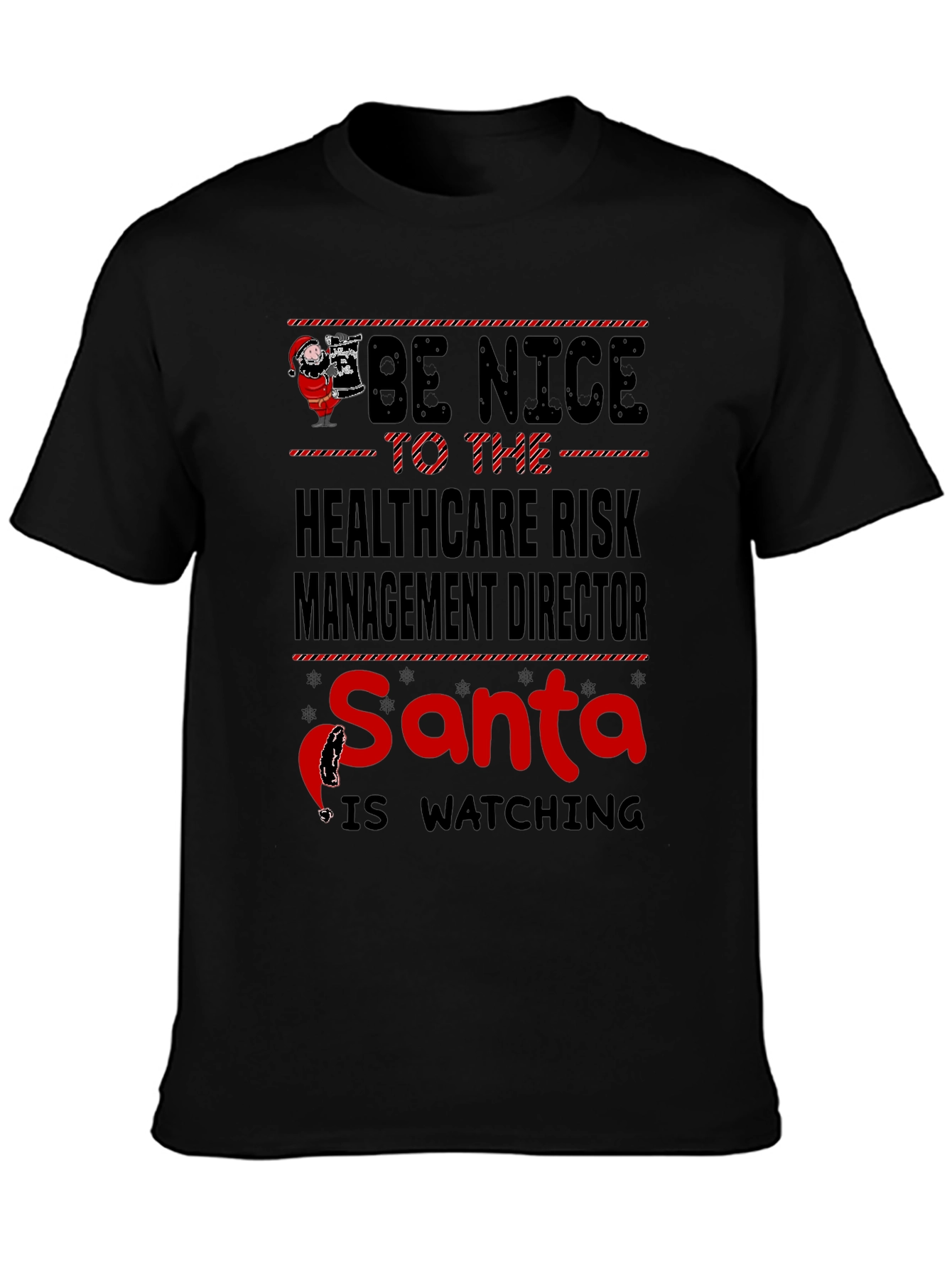 Healthcare Risk Manager Santa T-Shirt
