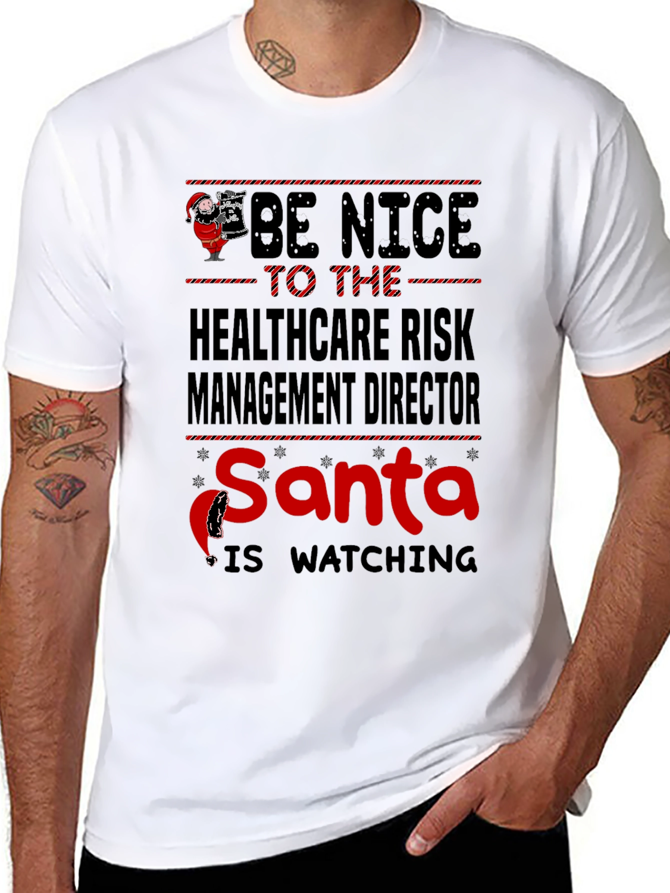 Healthcare Risk Manager Santa T-Shirt