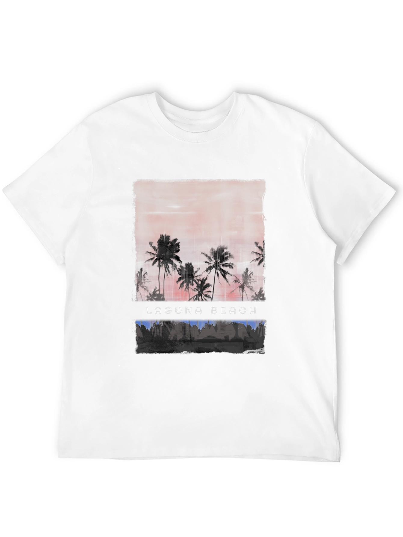 Laguna Beach Palm Tree Graphic Tee