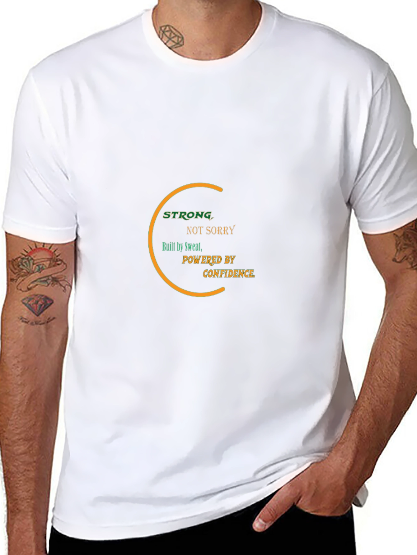 Motivational Fitness T-Shirt - Strong Not Sorry