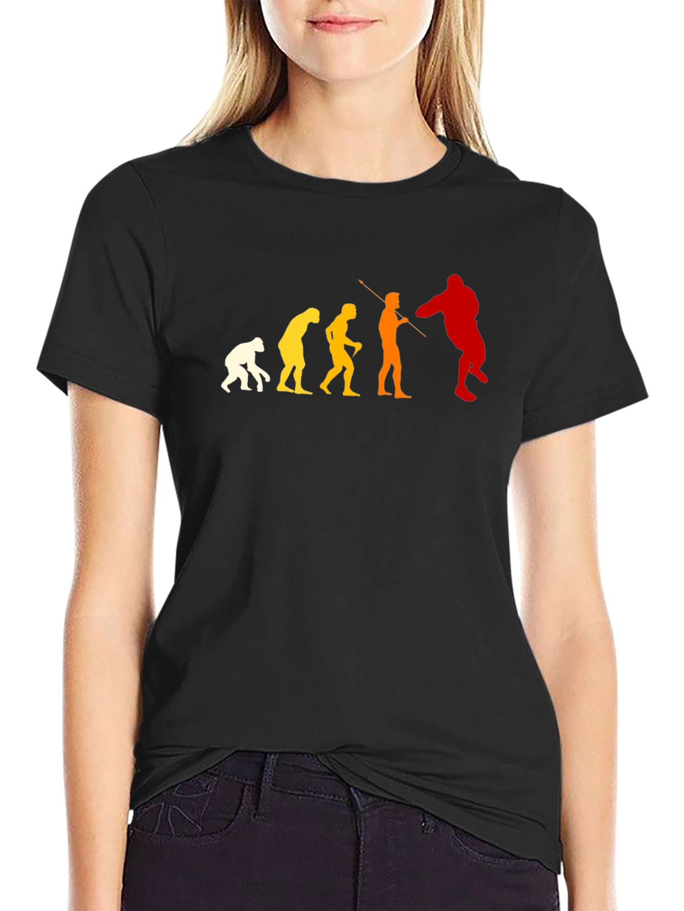 Evolution Meets Bouncer Graphic T-Shirt
