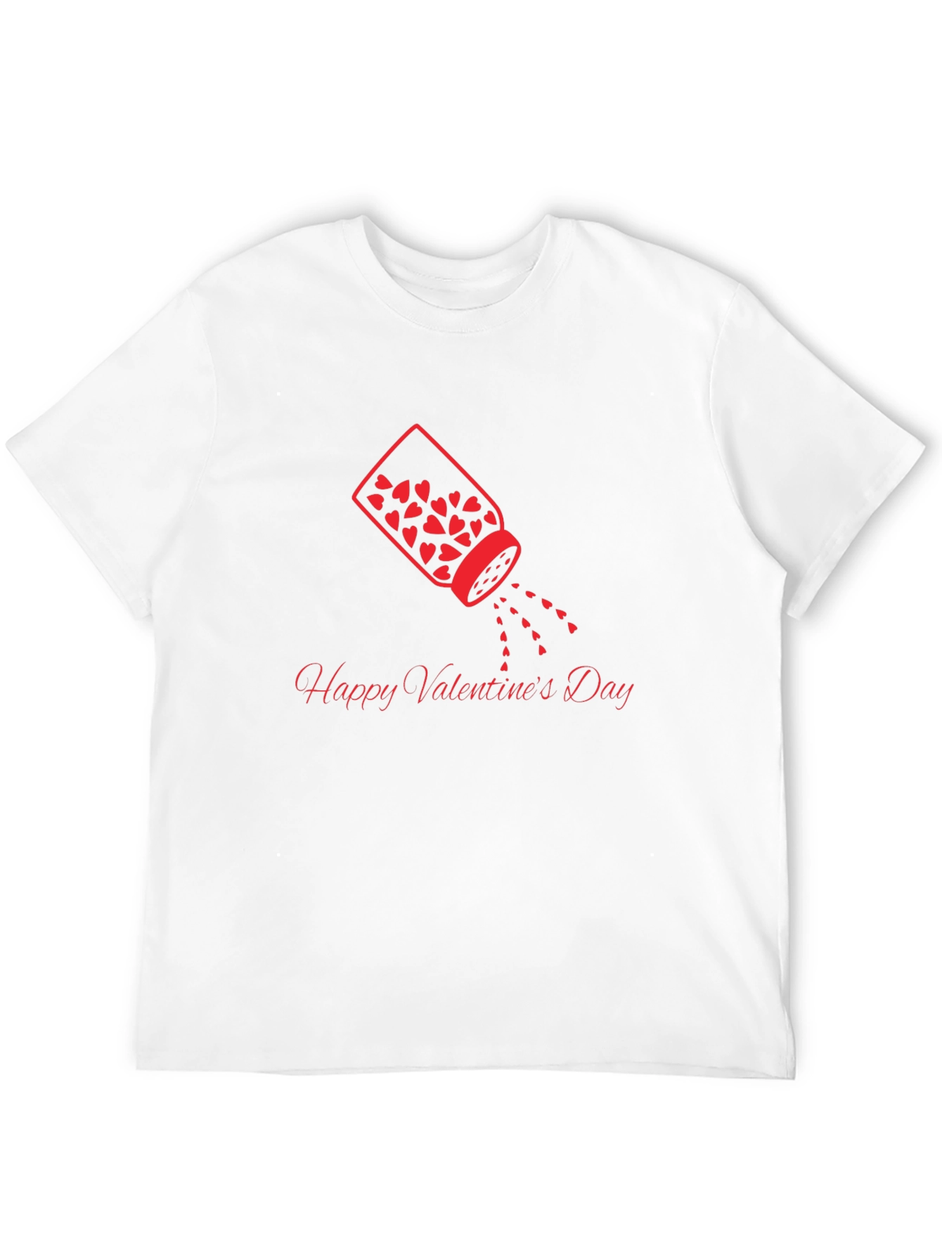 Valentines Day Heart Sprinkle Graphic Tee