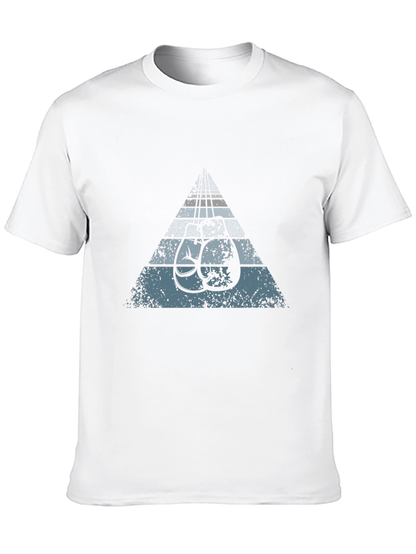 Retro Boxing Gloves Tee - Triangle Design