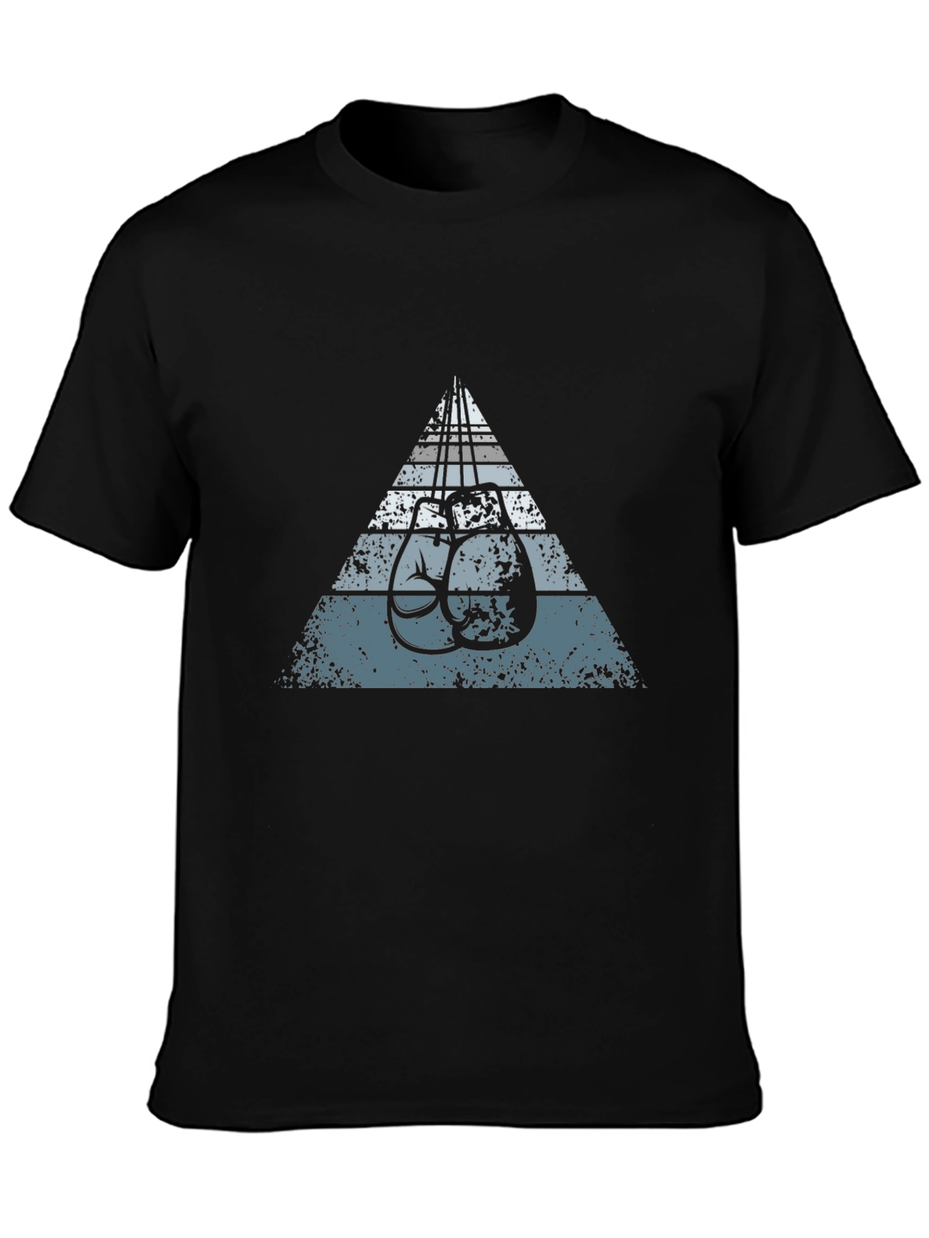 Retro Boxing Gloves Tee - Triangle Design