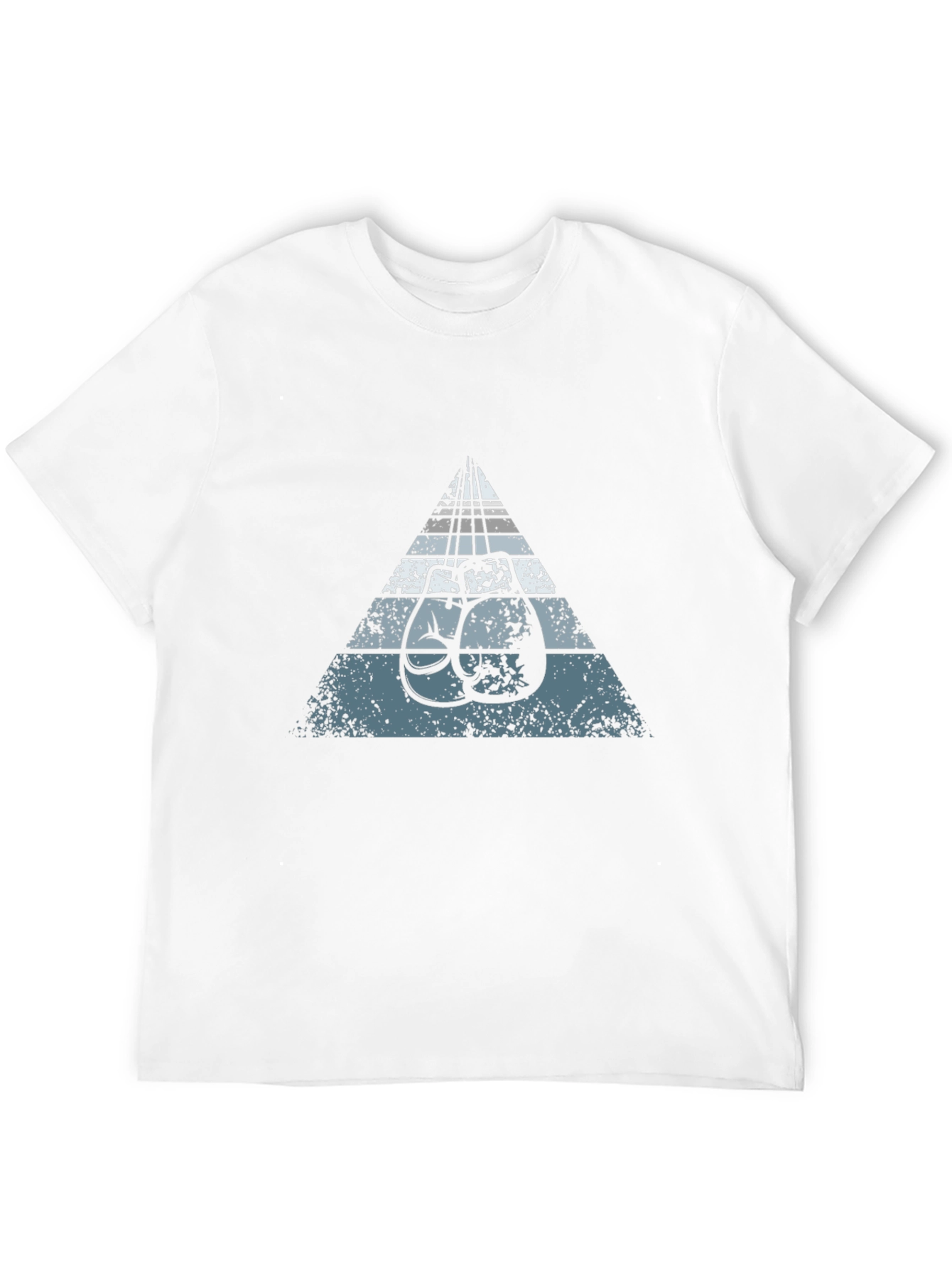 Retro Boxing Gloves Tee - Triangle Design