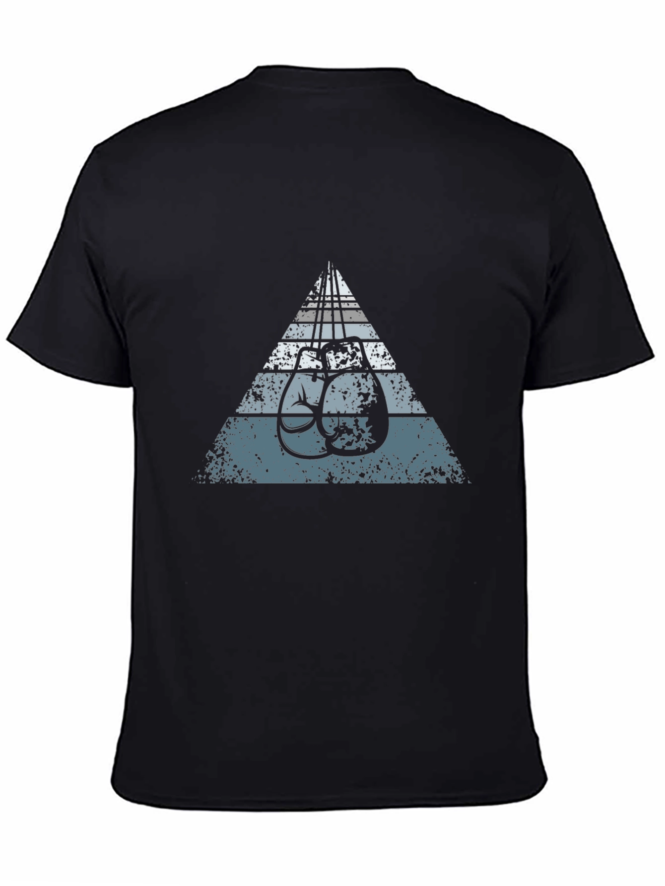 Retro Boxing Gloves Tee - Triangle Design