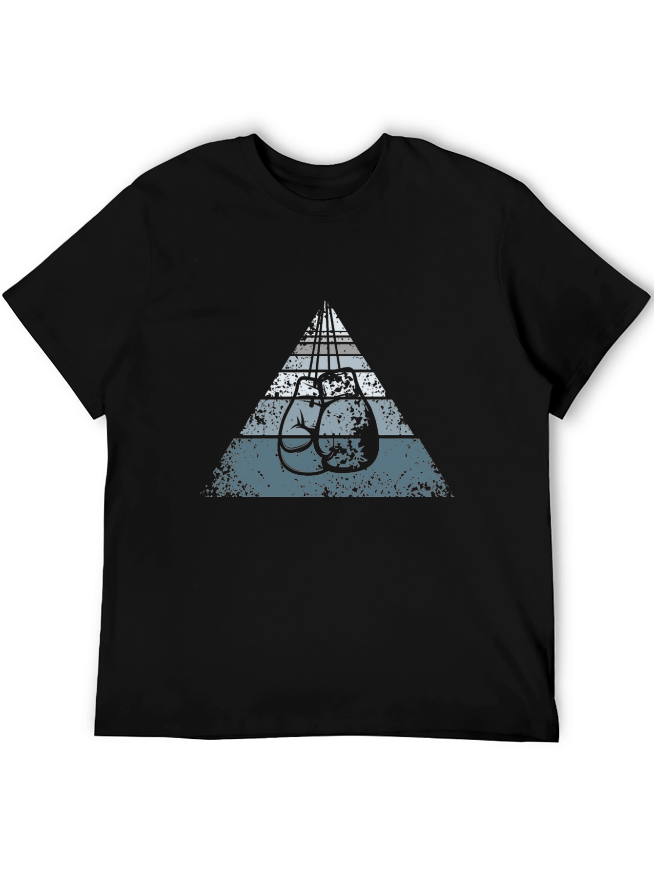 Retro Boxing Gloves Tee - Triangle Design