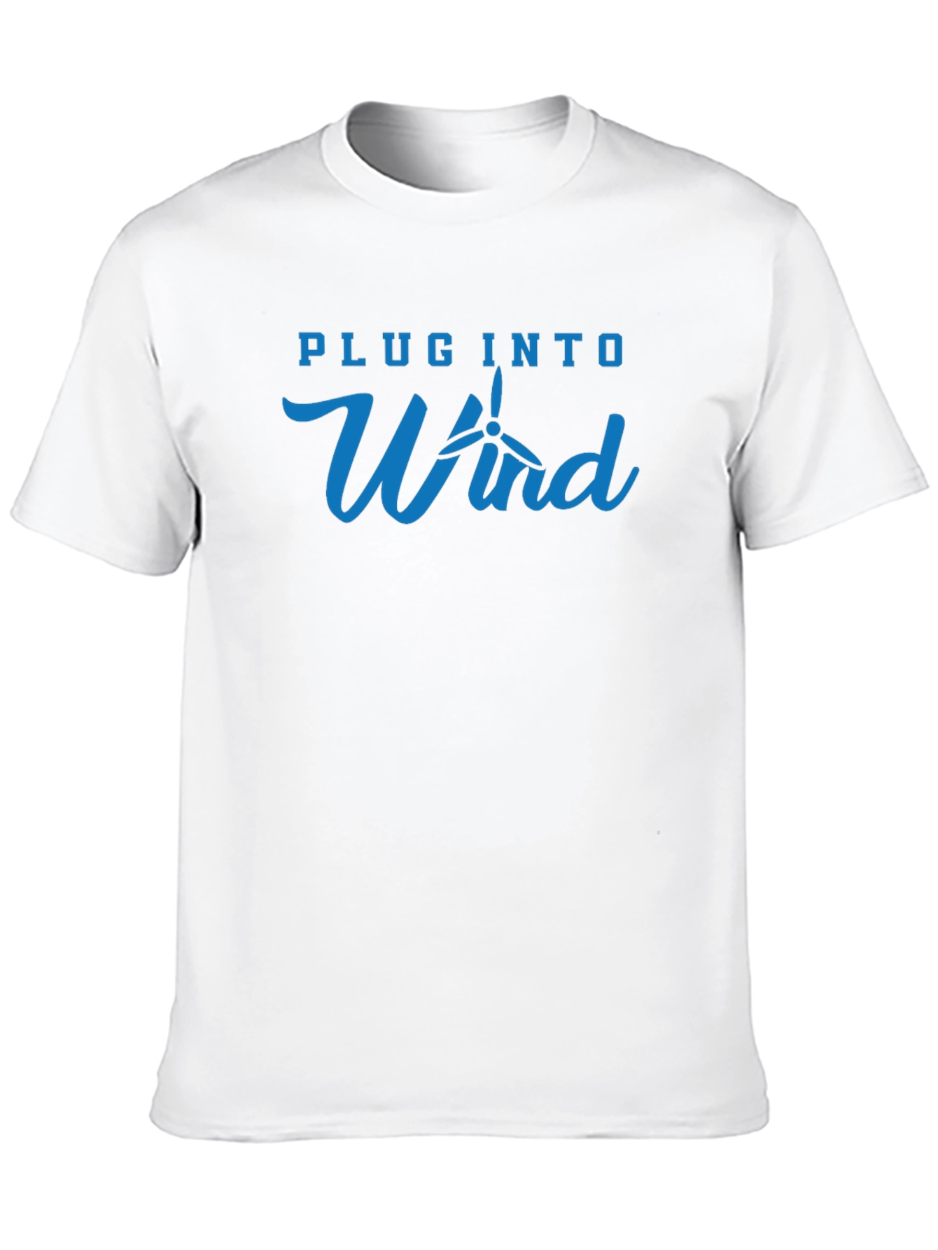 Plug Into Wind Graphic T-Shirt Black